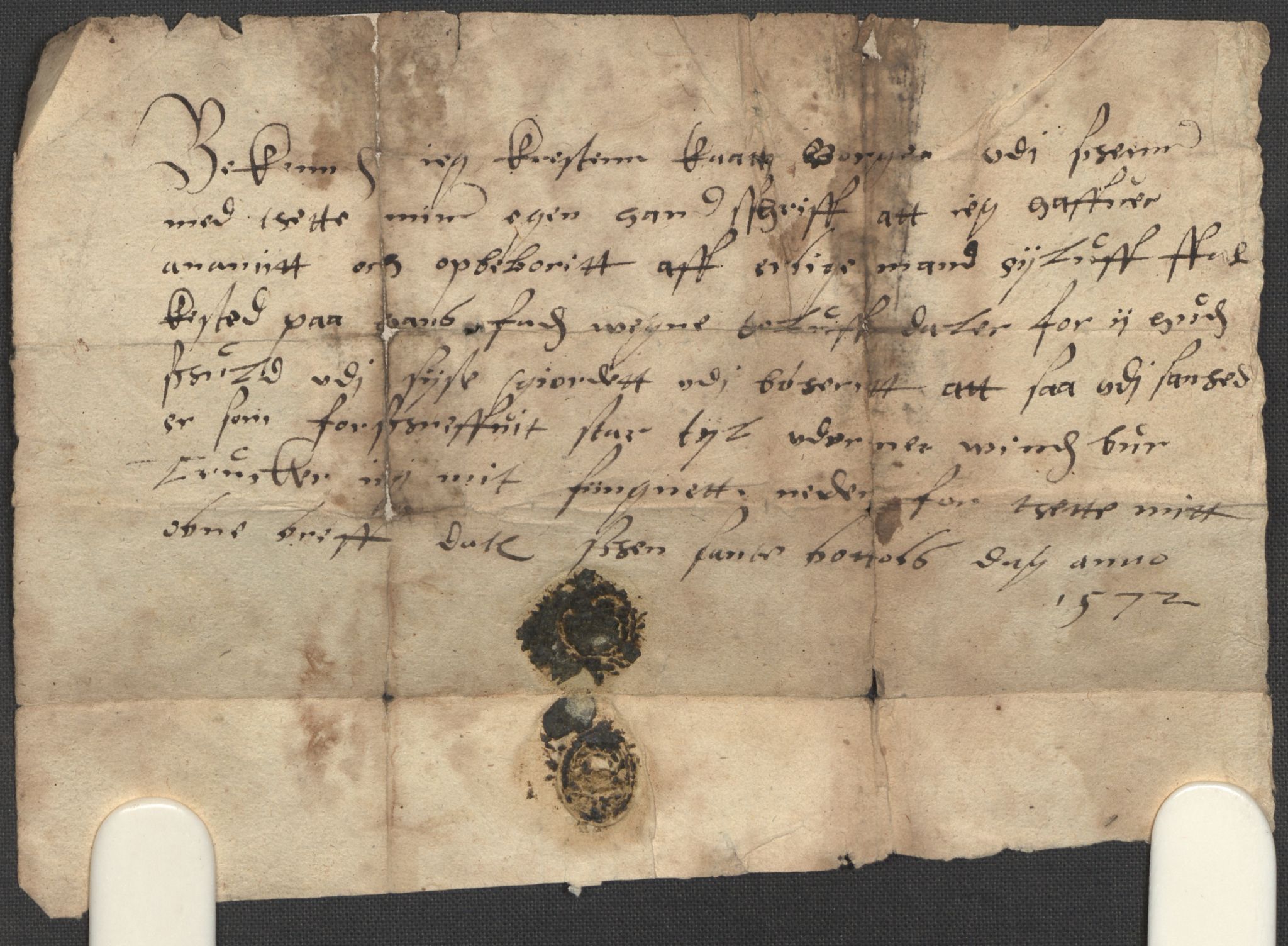 Riksarkivets diplomsamling, AV/RA-EA-5965/F15/L0028: Prestearkiv - Telemark, 1572-1769, s. 6
