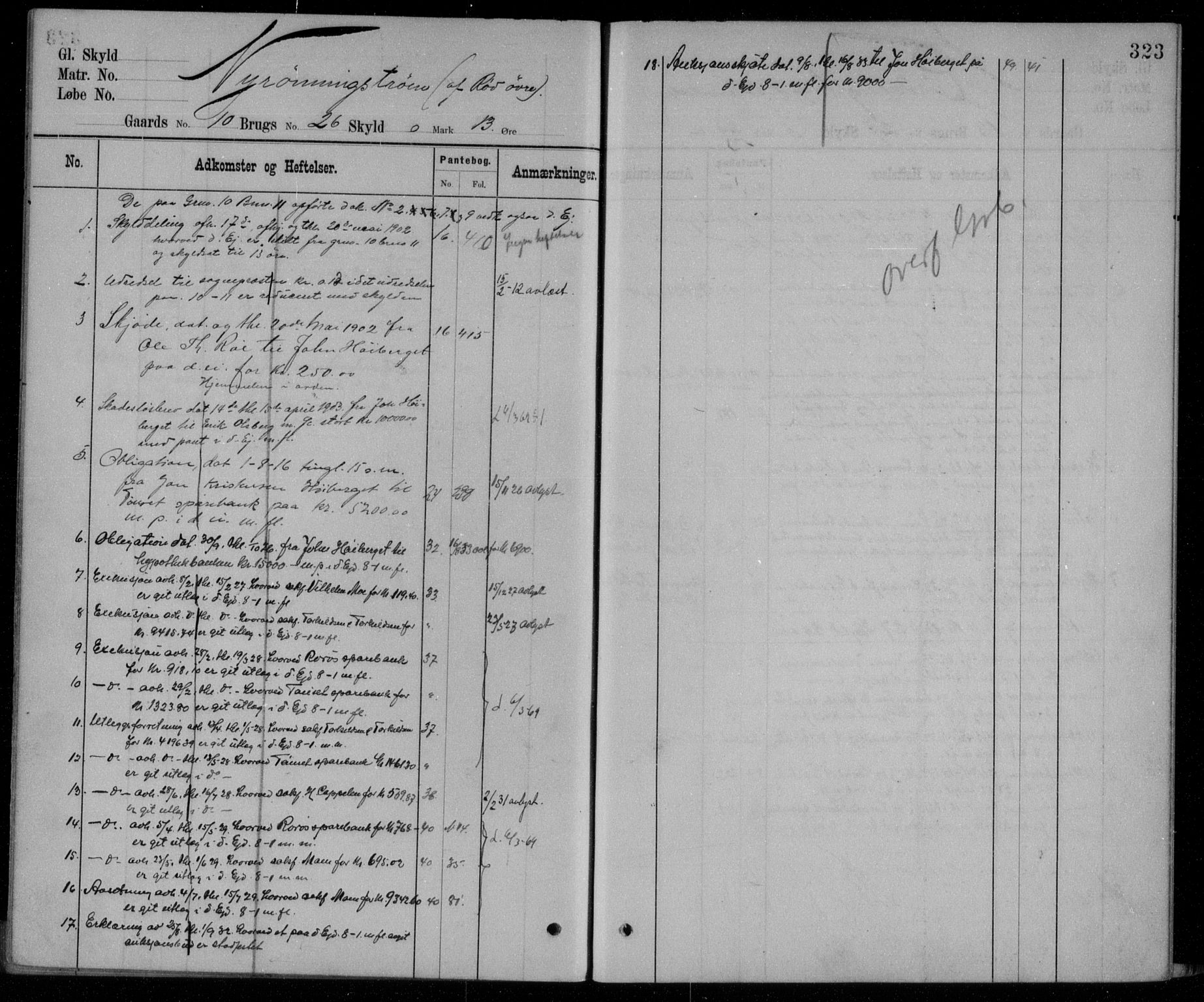 Nord-Østerdal tingrett, AV/SAH-TING-020/H/Ha/Hag/L0037: Panteregister nr. 1, 1896, s. 323