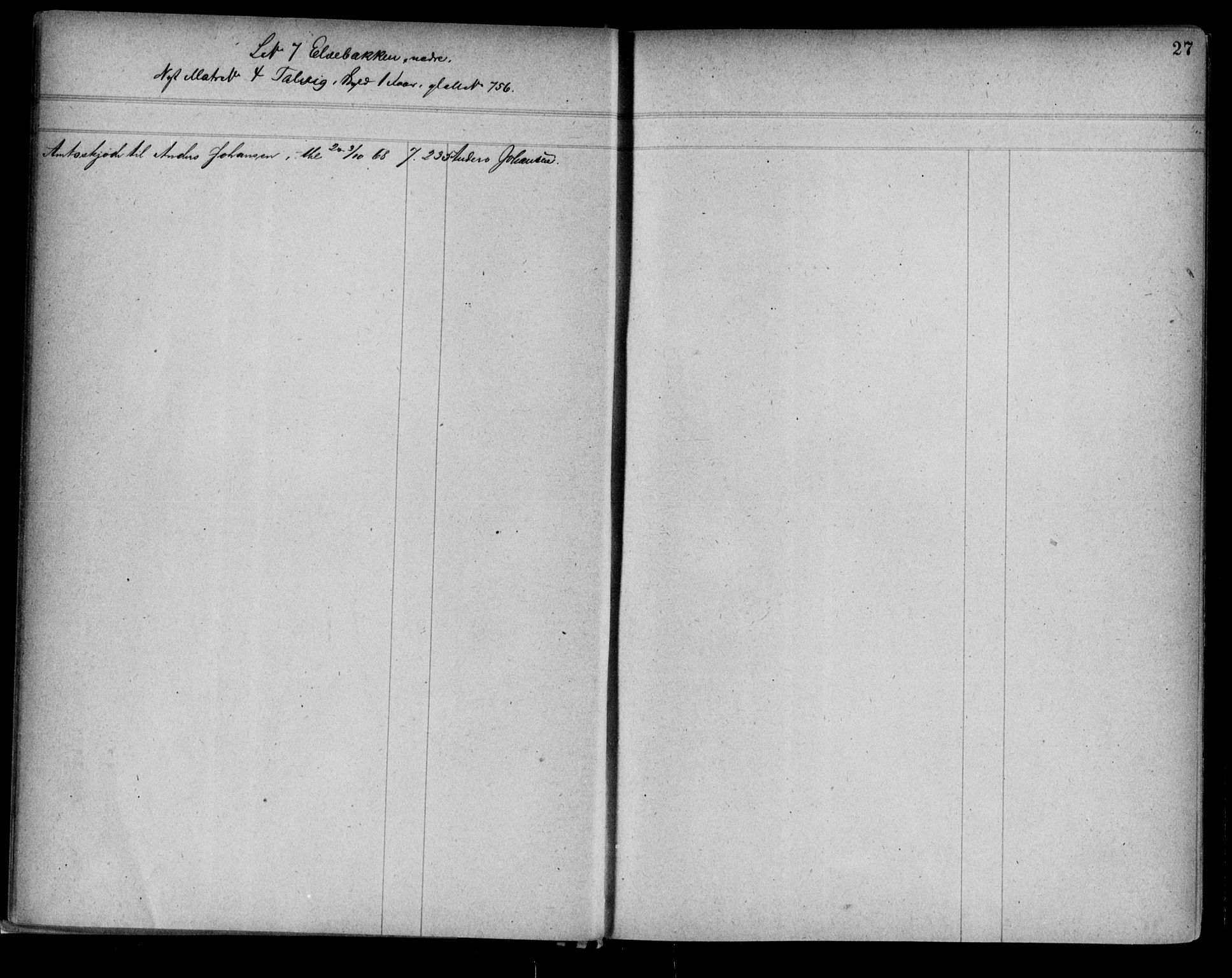 Alta fogderi/sorenskriveri, SATØ/SATØ-5/1/K/Kb/Kba/L0009pantereg: Panteregister nr. 9, 1776, s. 27