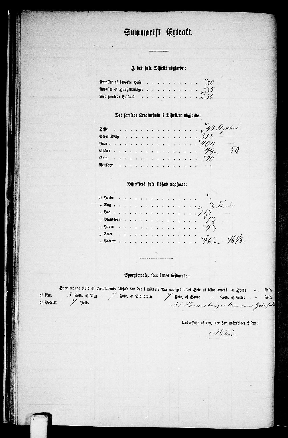 RA, Folketelling 1865 for 1634P Oppdal prestegjeld, 1865, s. 37