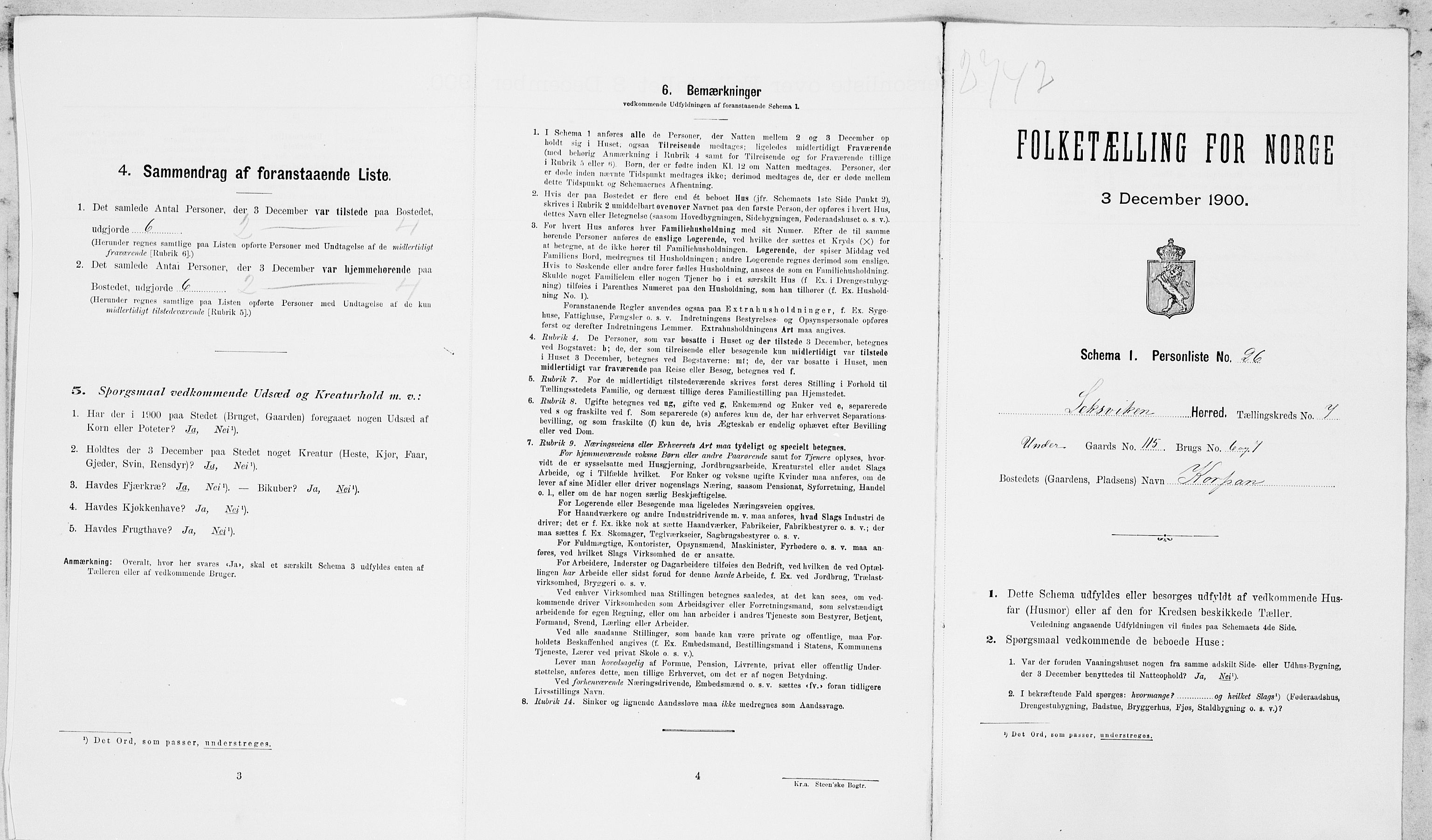 SAT, Folketelling 1900 for 1718 Leksvik herred, 1900, s. 879