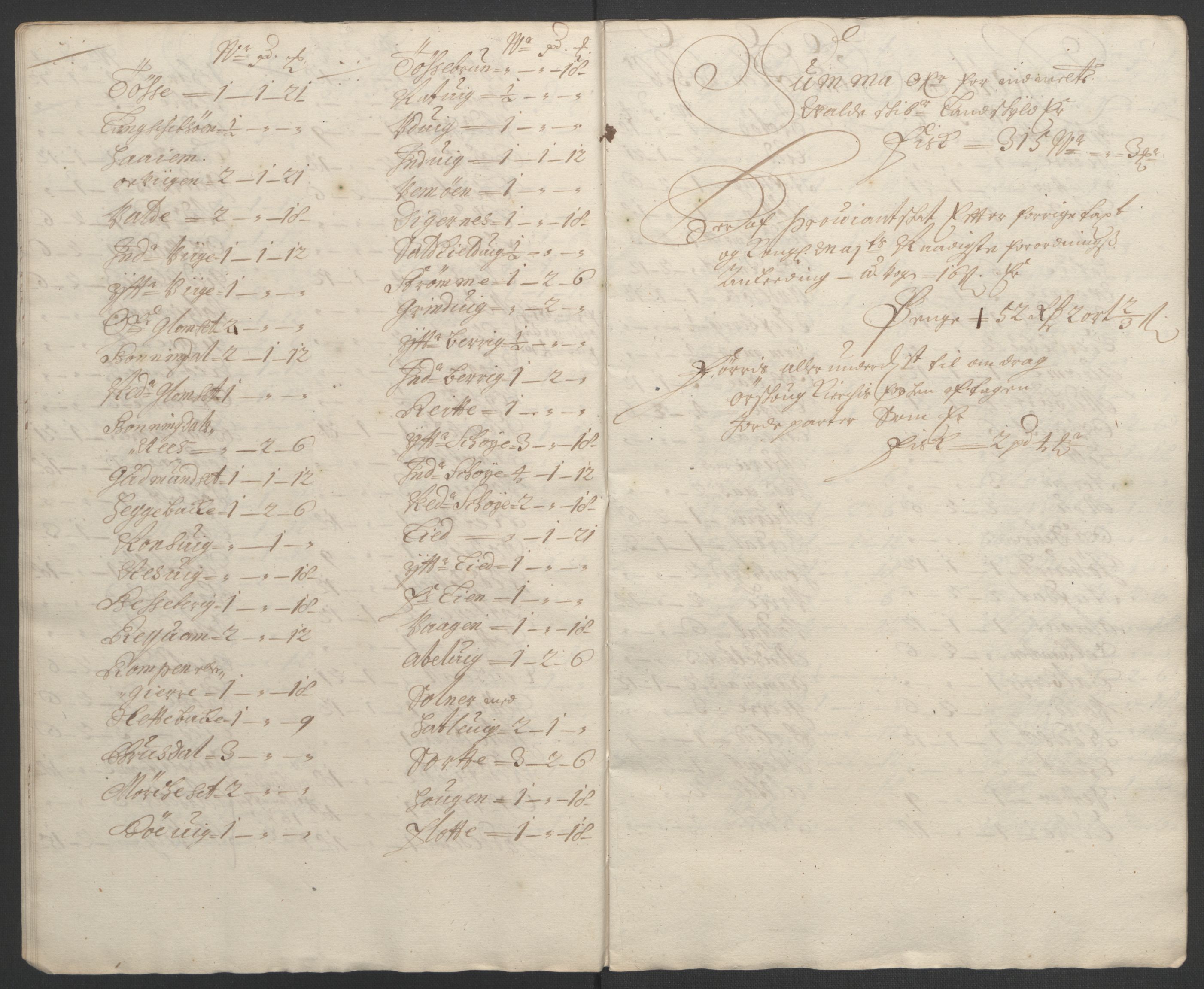 Rentekammeret inntil 1814, Reviderte regnskaper, Fogderegnskap, AV/RA-EA-4092/R54/L3554: Fogderegnskap Sunnmøre, 1691-1693, s. 431