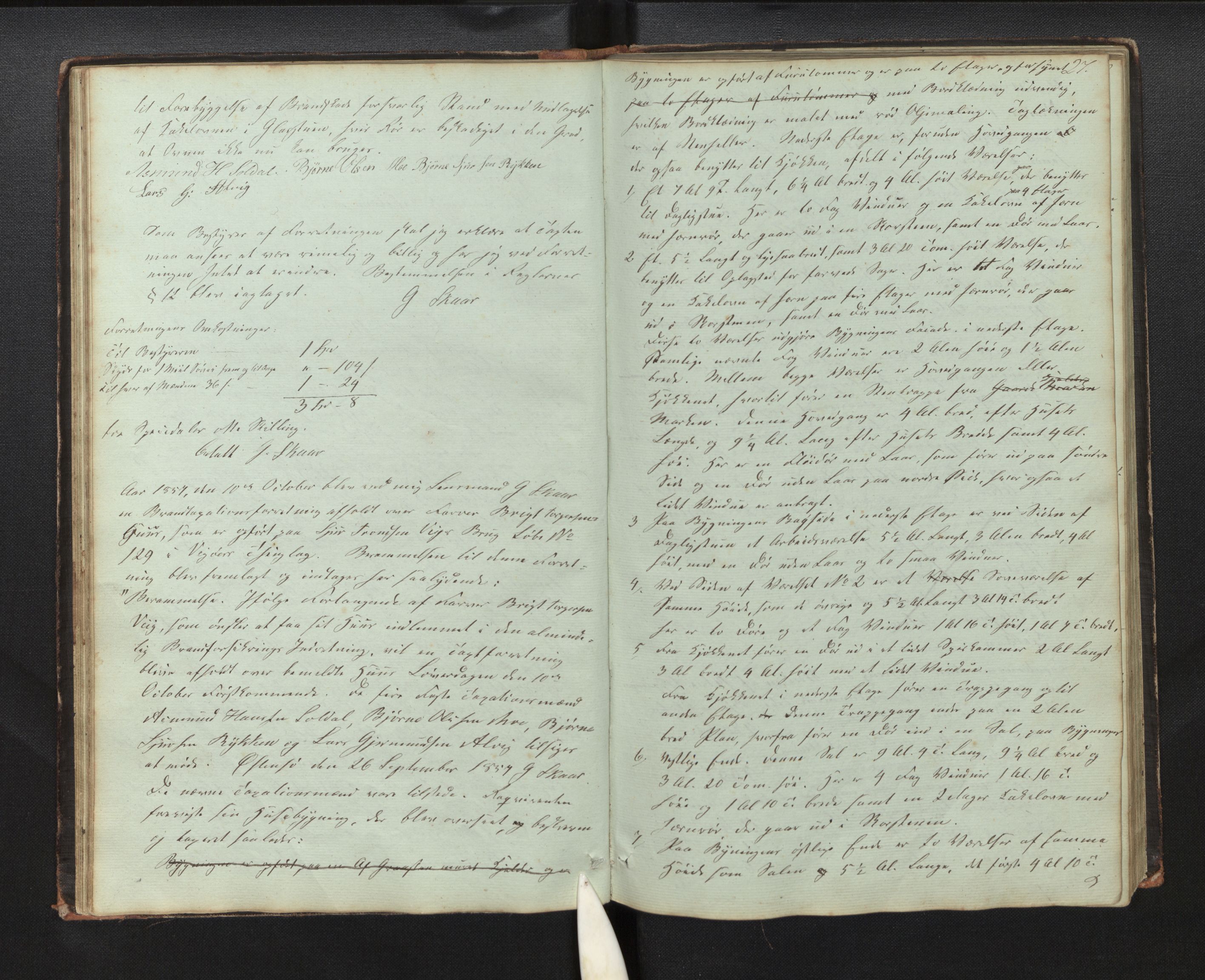 Lensmannen i Kvam, AV/SAB-A-33201/0012/L0001: Branntakstprotokoll, 1851-1881, s. 26b-27a