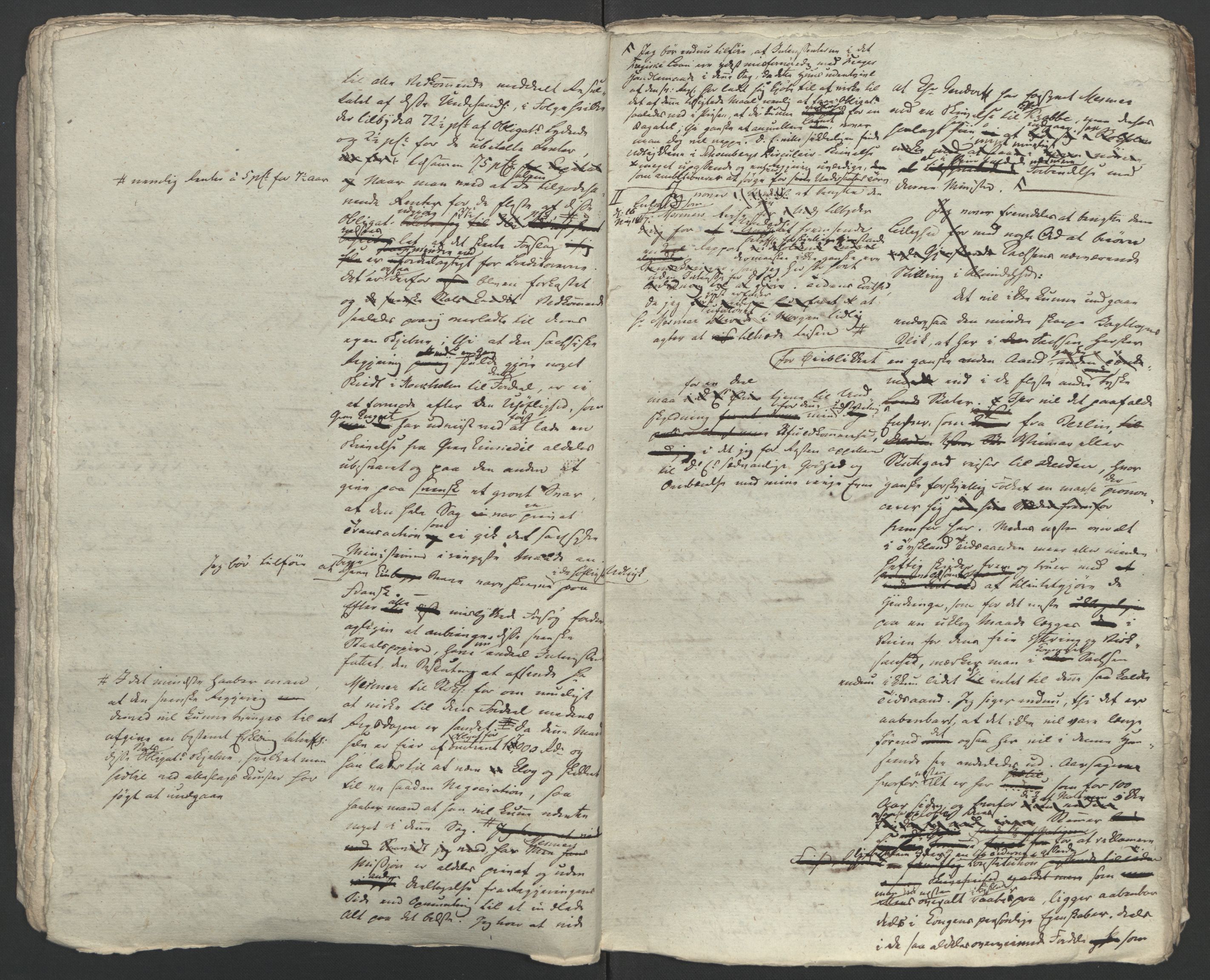 Faye, Andreas, AV/RA-PA-0015/F/Fh/L0026/0004: -- / Geheime-legationsraad Irgens-Berghs breve i consept 1817-1827, s. 21