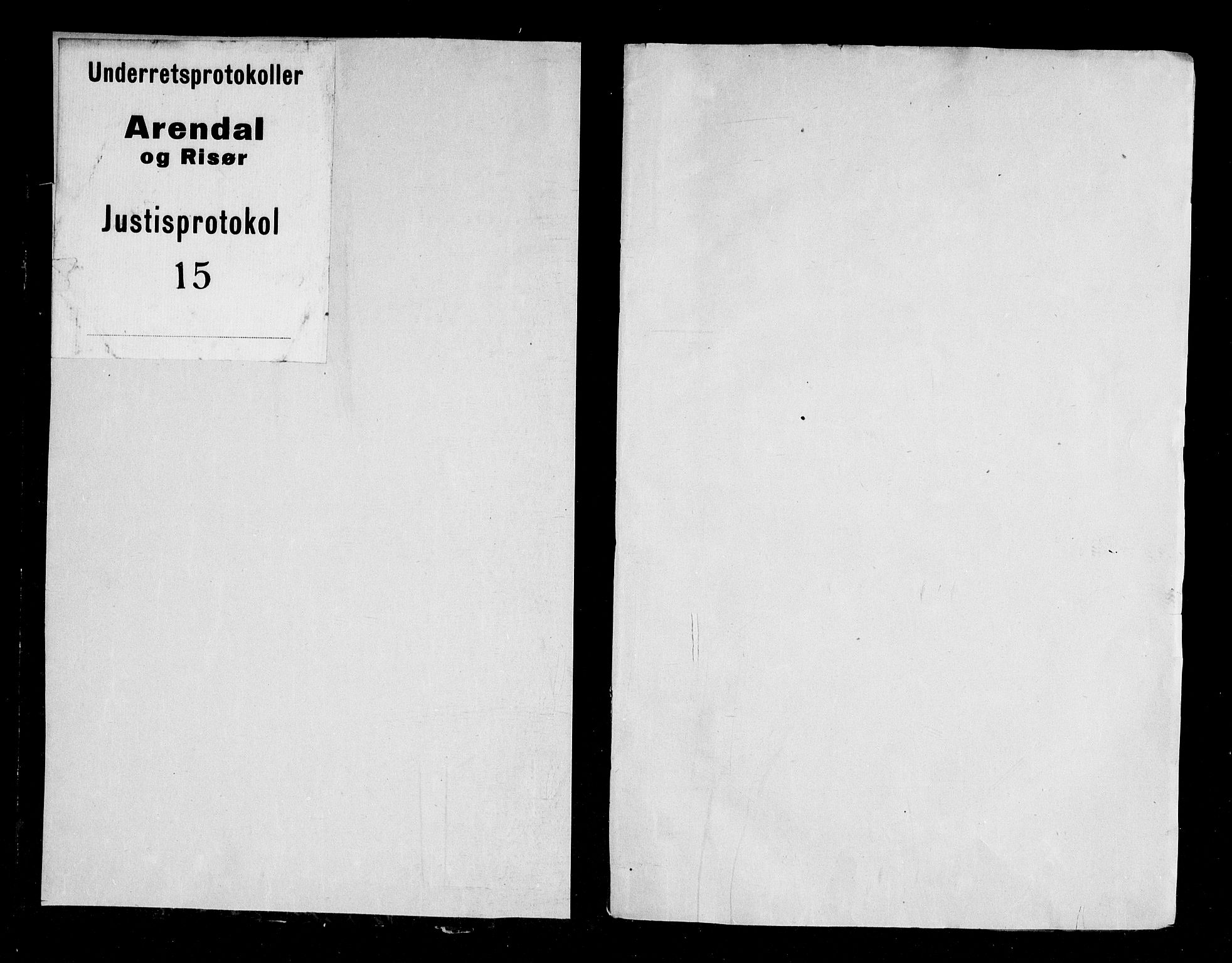 Arendal byfogd, AV/SAK-1222-0001/F/Fa/L0015: Justisprotokoll for Arendal og Risør, 1779-1782