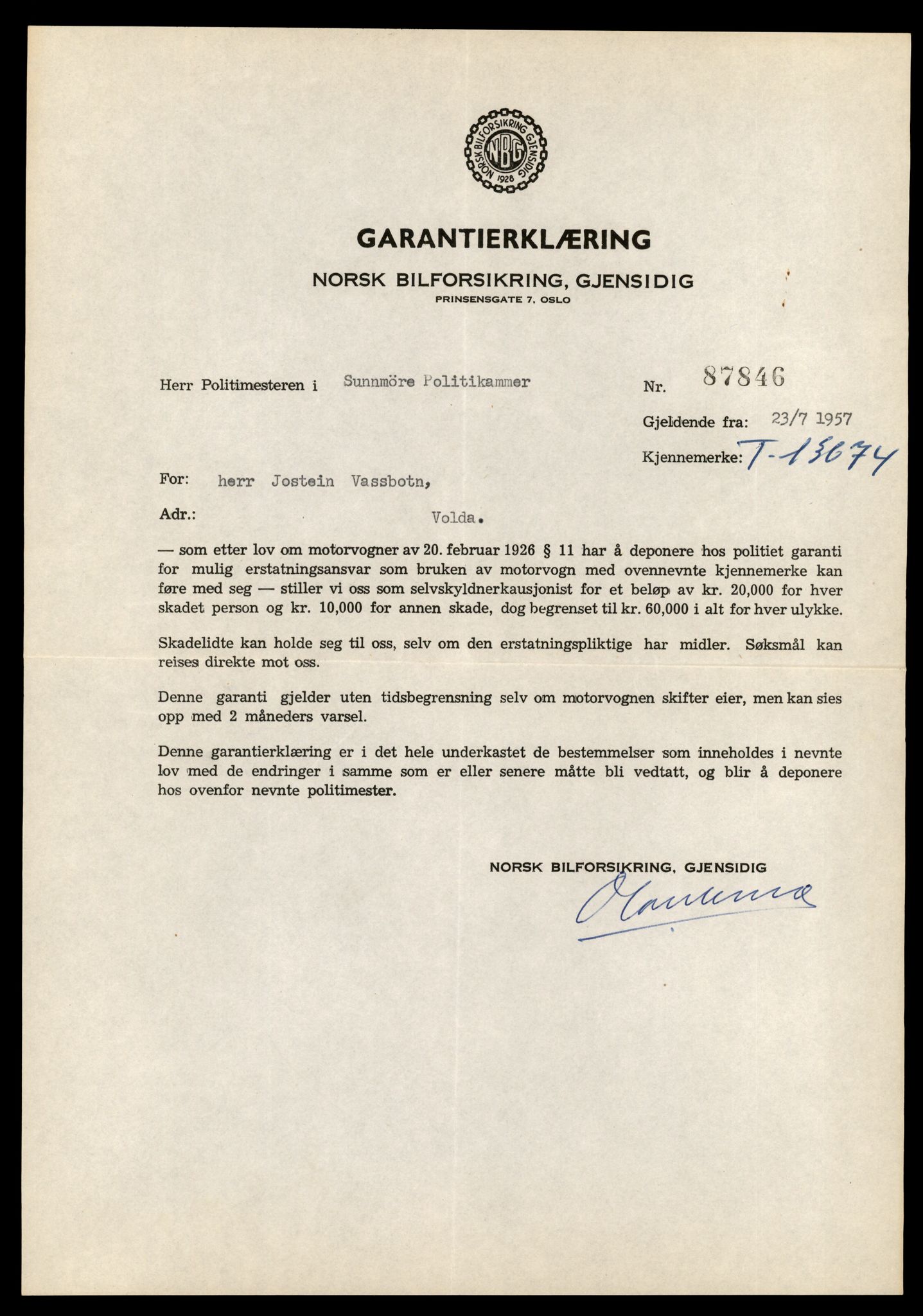 Møre og Romsdal vegkontor - Ålesund trafikkstasjon, AV/SAT-A-4099/F/Fe/L0040: Registreringskort for kjøretøy T 13531 - T 13709, 1927-1998, s. 2443