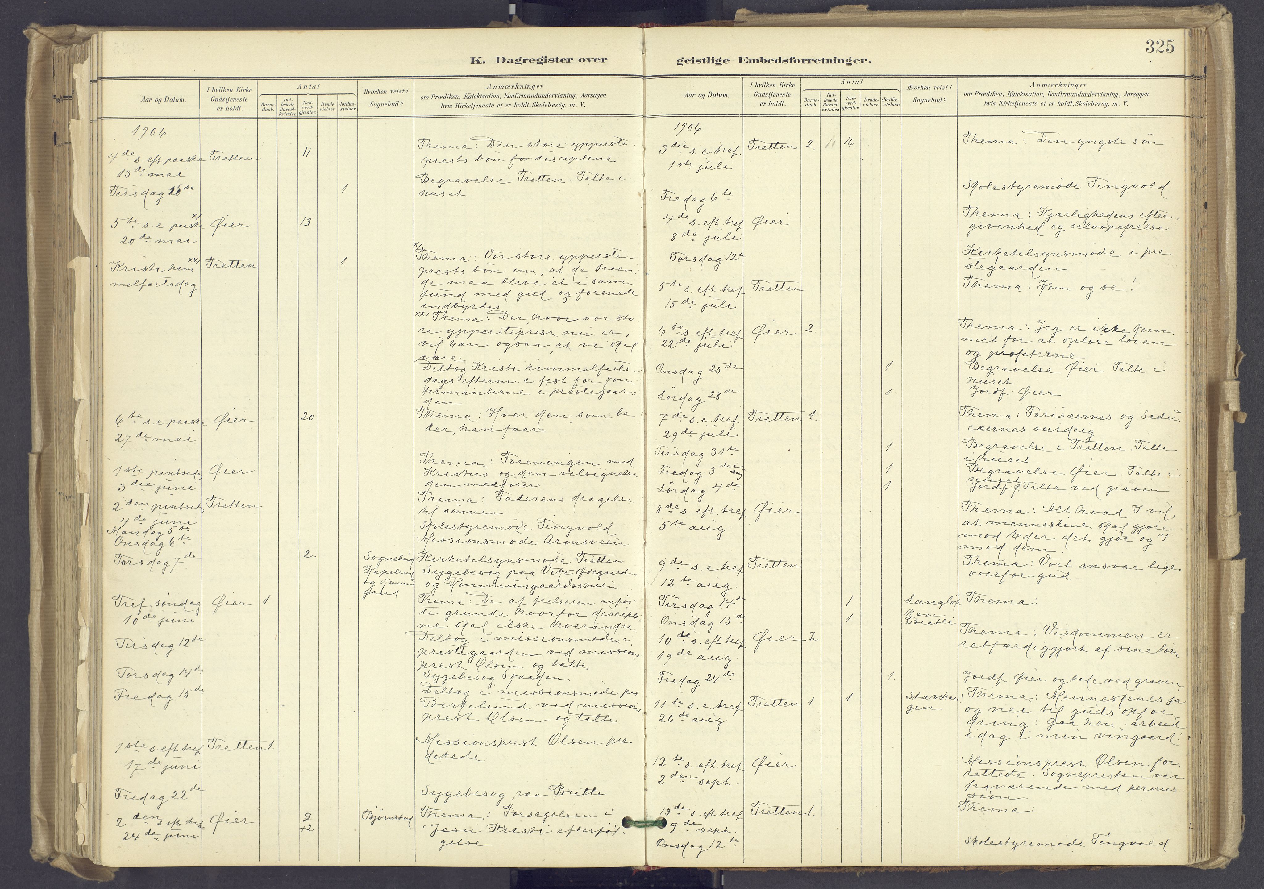 Øyer prestekontor, AV/SAH-PREST-084/H/Ha/Haa/L0012: Ministerialbok nr. 12, 1897-1920, s. 325
