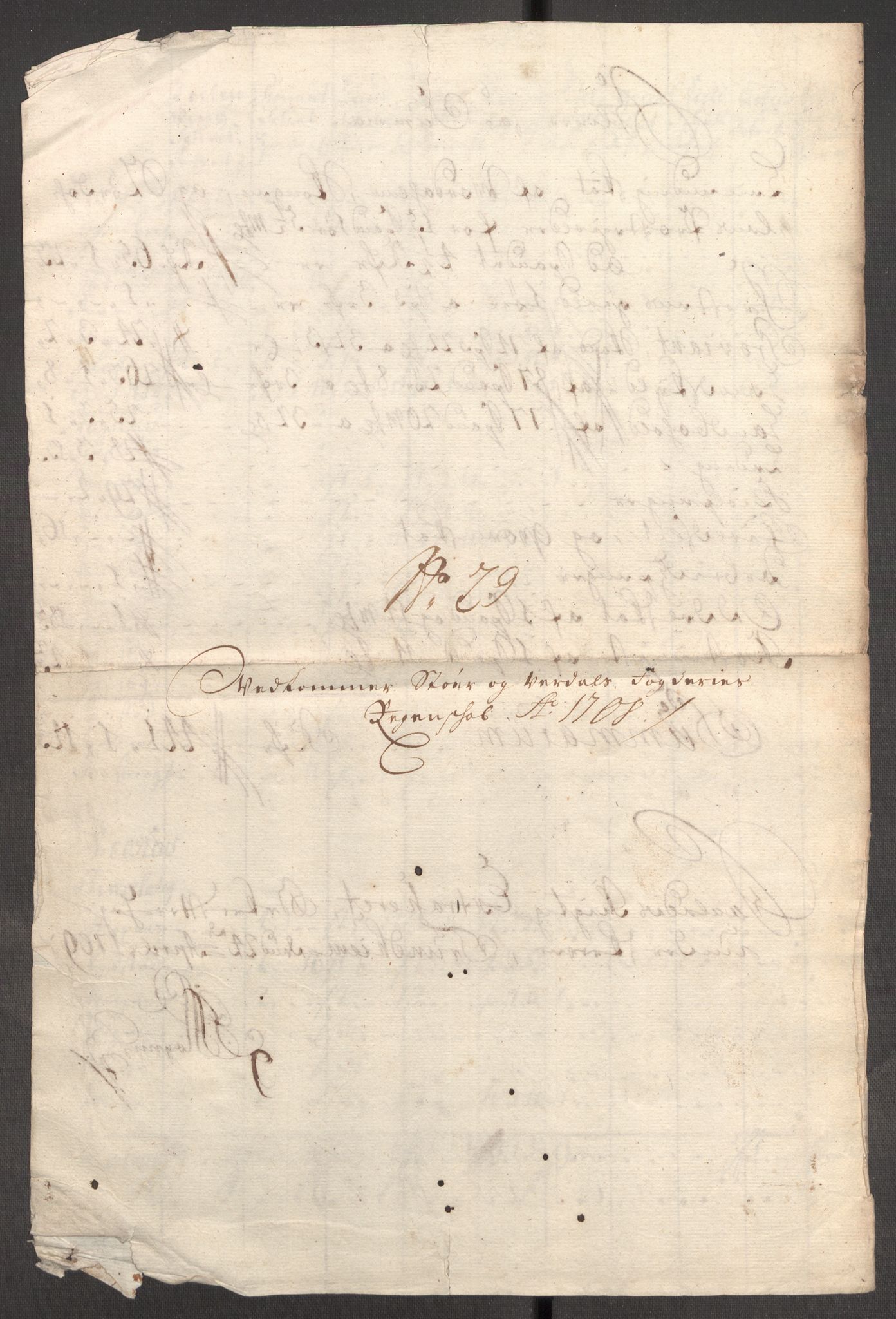 Rentekammeret inntil 1814, Reviderte regnskaper, Fogderegnskap, RA/EA-4092/R62/L4198: Fogderegnskap Stjørdal og Verdal, 1708, s. 303