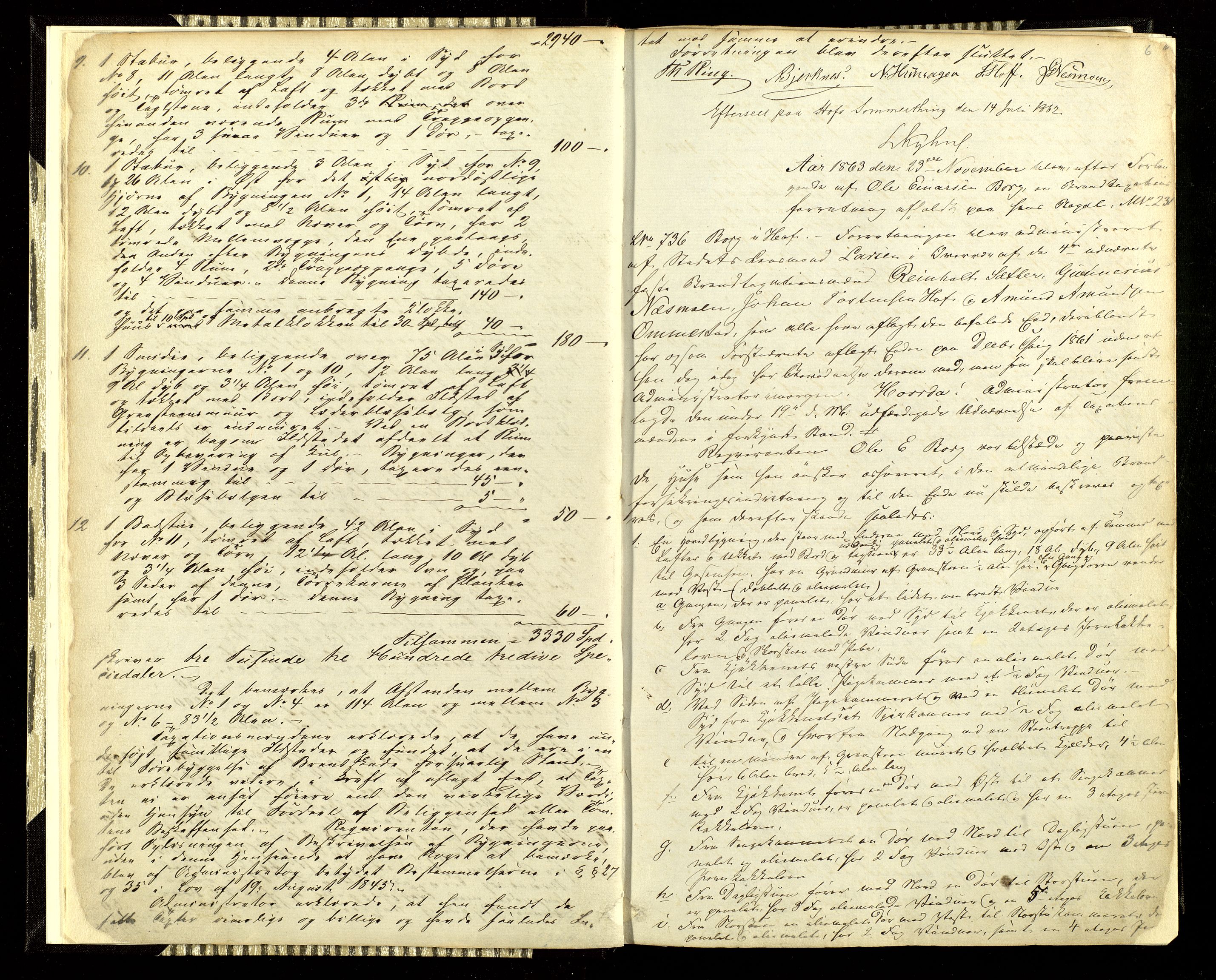 Norges Brannkasse, Hof, AV/SAH-NBRANH-017/F/L0002: Branntakstprotokoll, 1861-1904