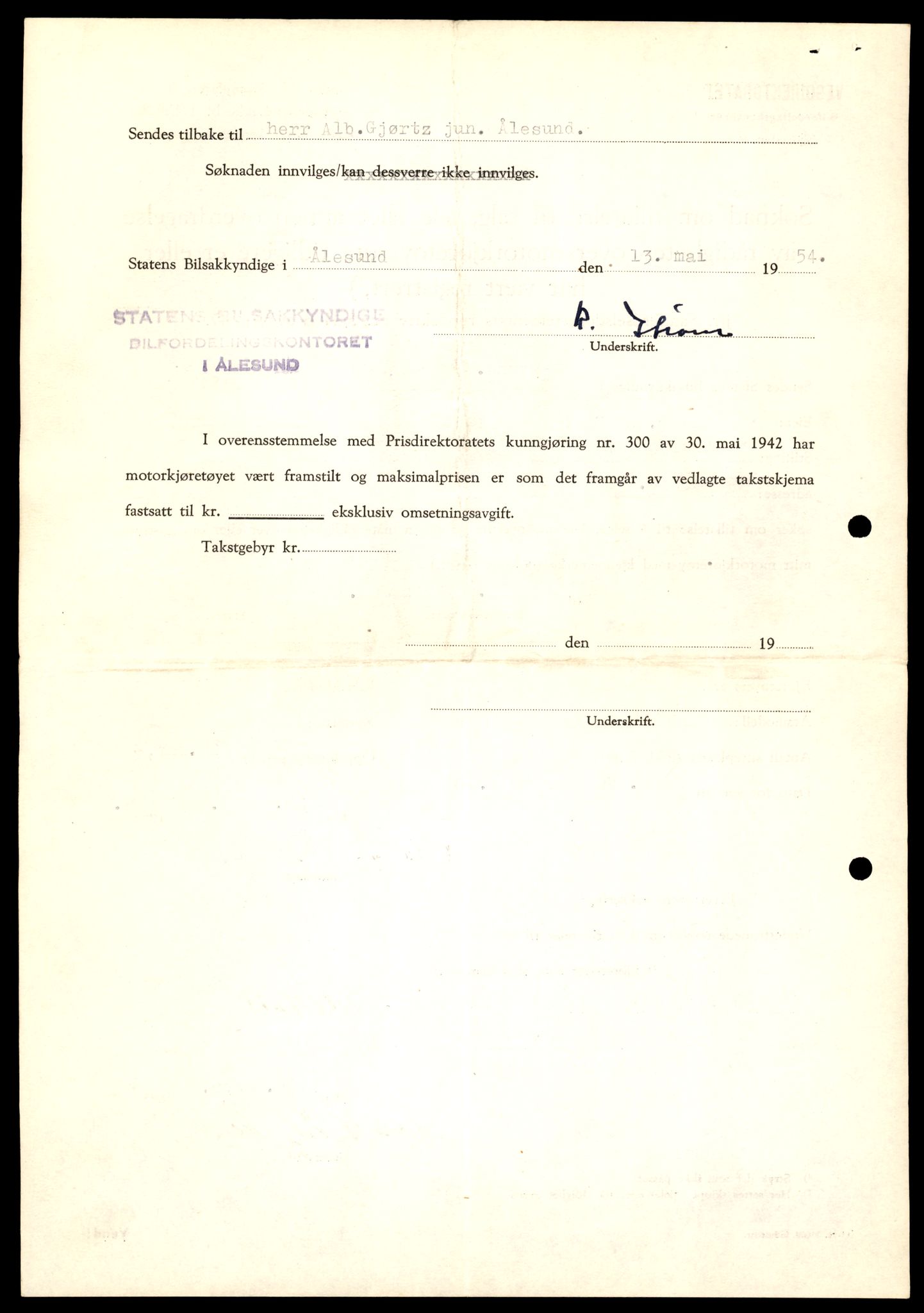 Møre og Romsdal vegkontor - Ålesund trafikkstasjon, SAT/A-4099/F/Fe/L0045: Registreringskort for kjøretøy T 14320 - T 14444, 1927-1998, s. 2366