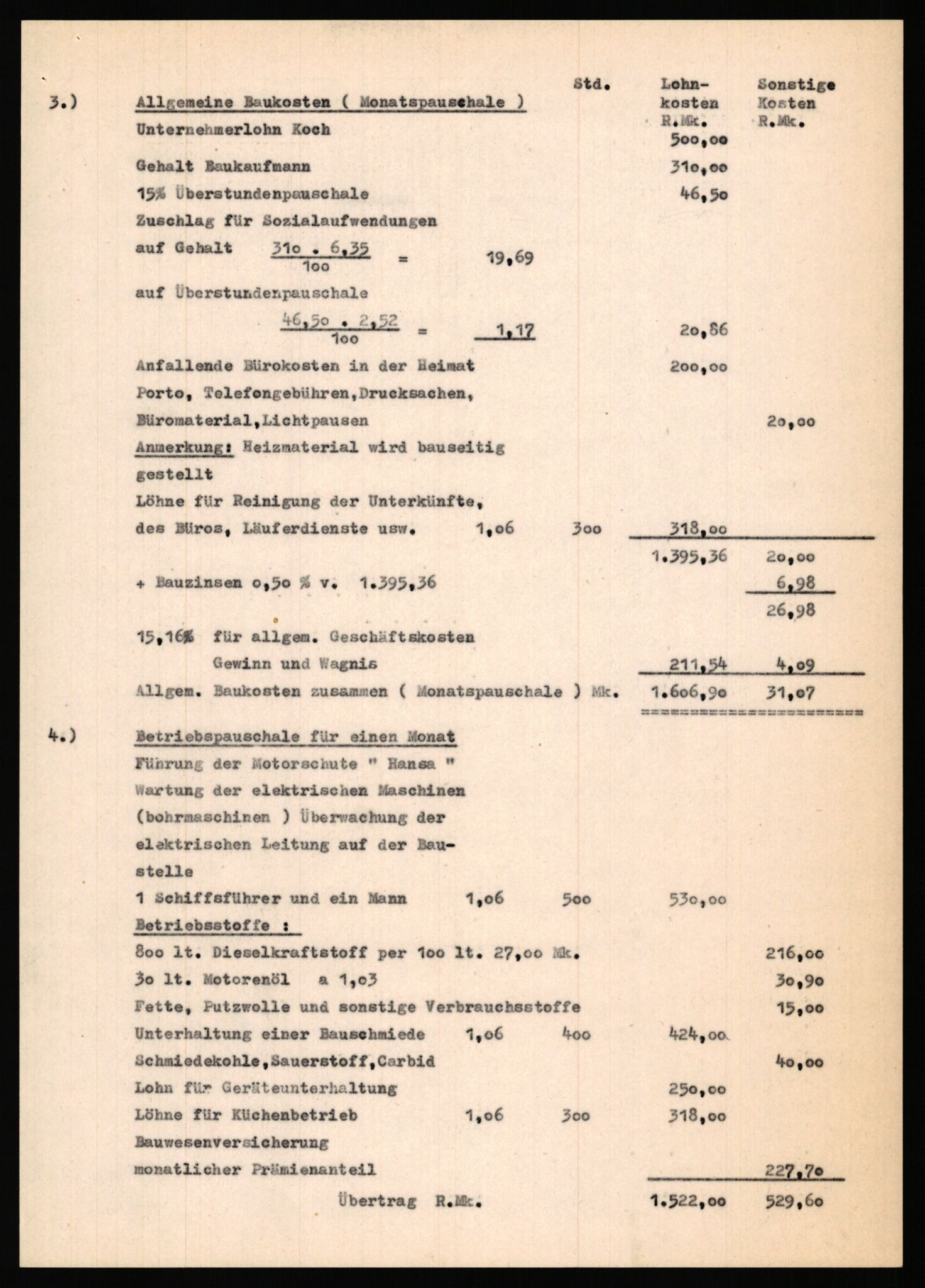 Tyske arkiver, Organisation Todt (OT), Einsatzgruppe Wiking, AV/RA-RAFA-2188/2/F/Fg/Fgb/L0002: Korrespondanse og tegninger, 1940-1944, s. 66