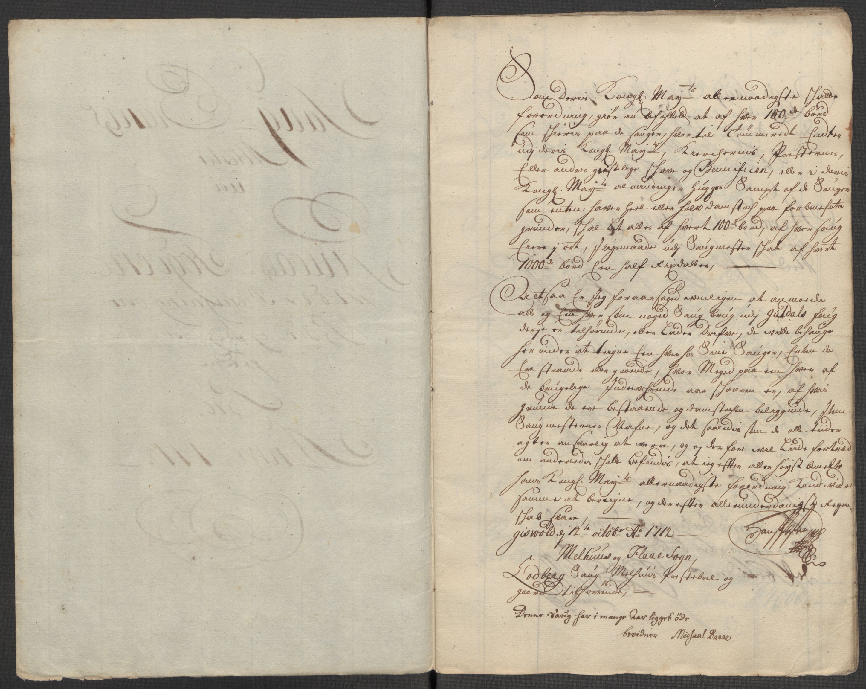 Rentekammeret inntil 1814, Reviderte regnskaper, Fogderegnskap, RA/EA-4092/R60/L3965: Fogderegnskap Orkdal og Gauldal, 1714, s. 307