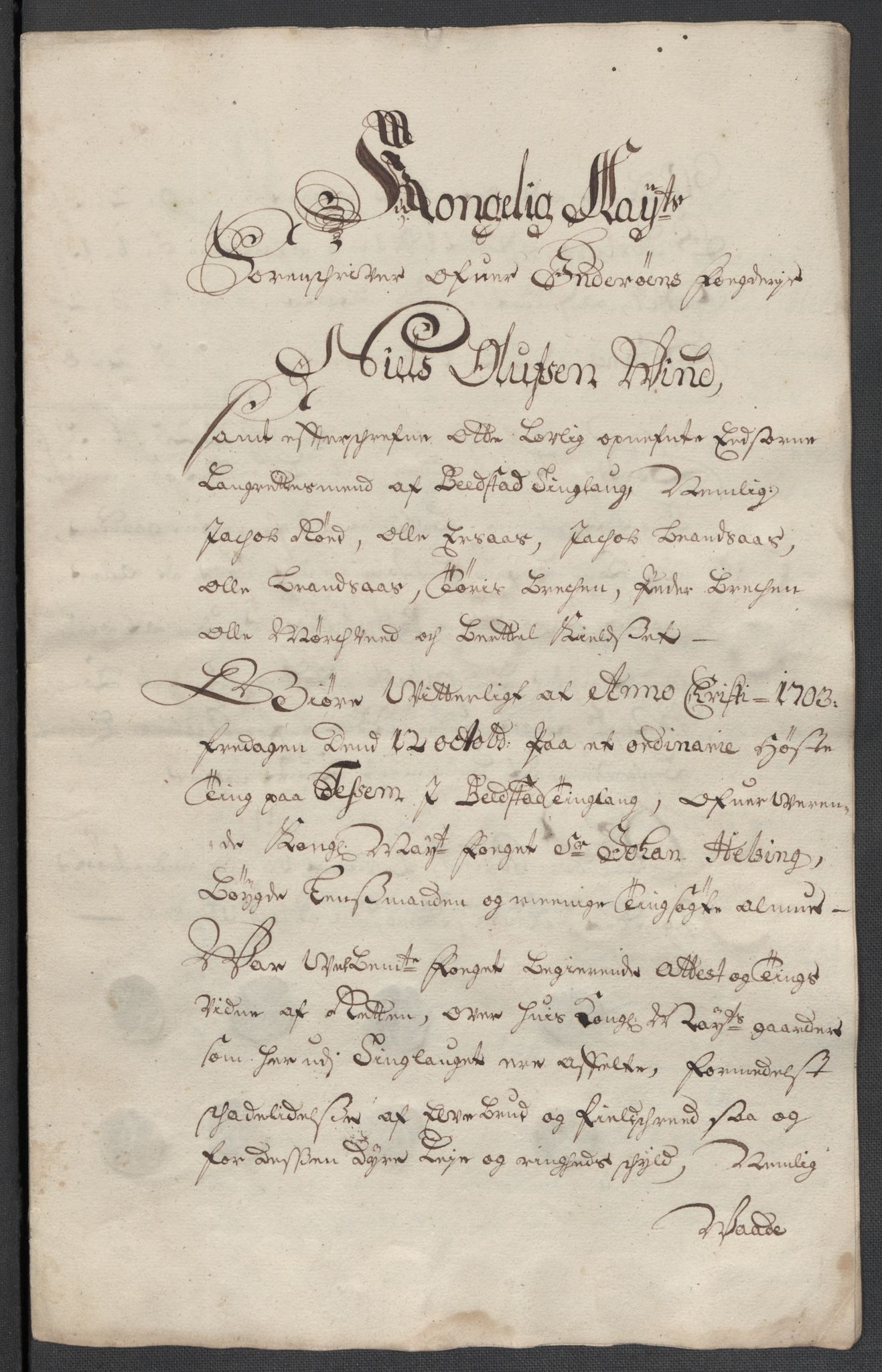 Rentekammeret inntil 1814, Reviderte regnskaper, Fogderegnskap, RA/EA-4092/R63/L4313: Fogderegnskap Inderøy, 1703-1704, s. 304