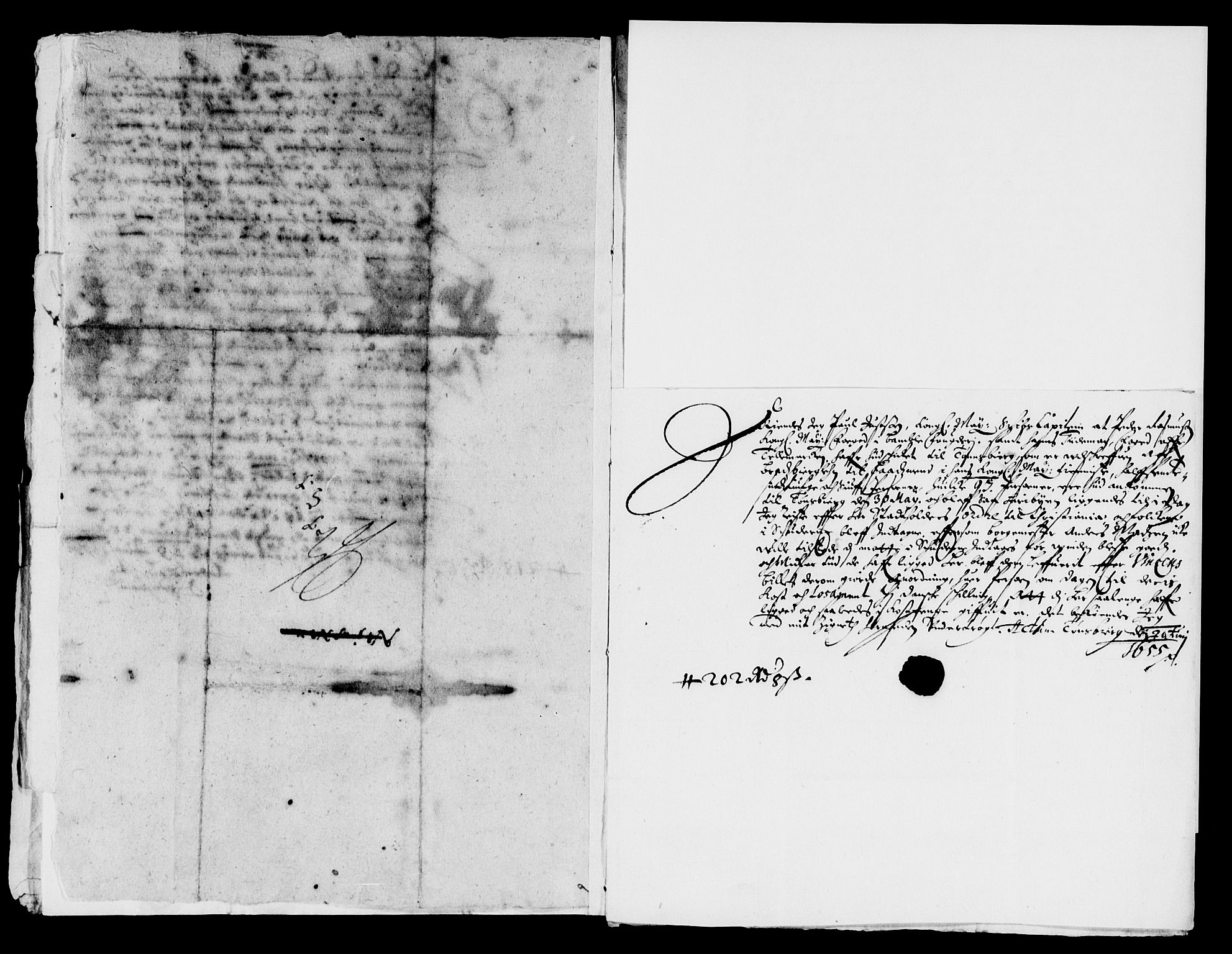 Rentekammeret inntil 1814, Reviderte regnskaper, Lensregnskaper, AV/RA-EA-5023/R/Rb/Rbp/L0041: Bratsberg len, 1654-1656