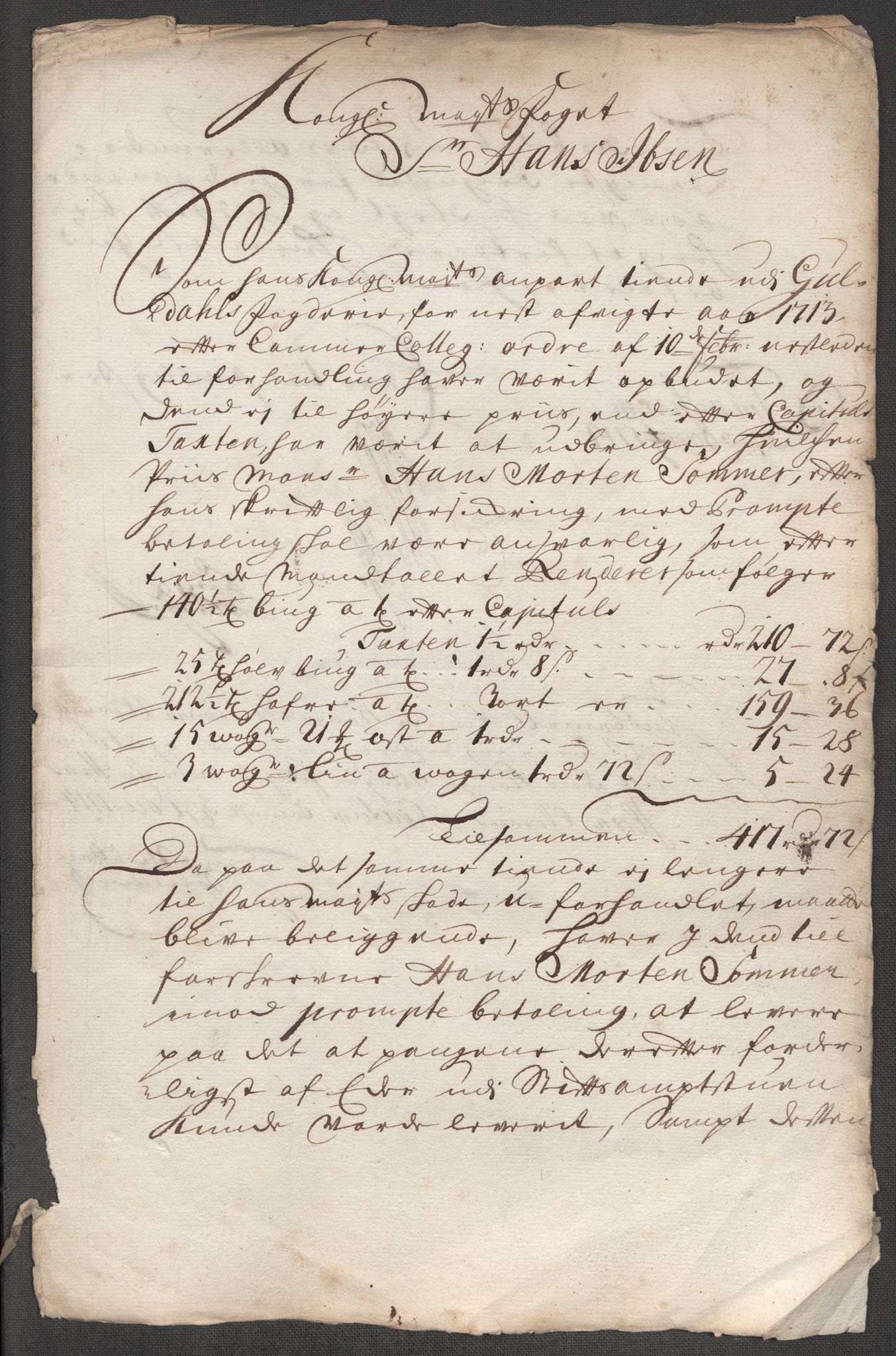 Rentekammeret inntil 1814, Reviderte regnskaper, Fogderegnskap, RA/EA-4092/R60/L3965: Fogderegnskap Orkdal og Gauldal, 1714, s. 527