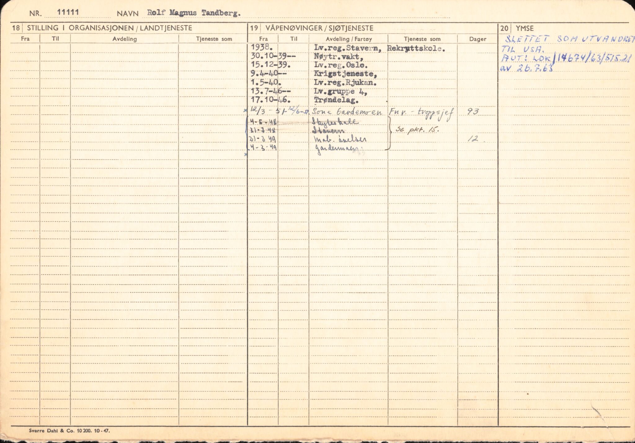 Forsvaret, Forsvarets overkommando/Luftforsvarsstaben, AV/RA-RAFA-4079/P/Pa/L0052: Personellpapirer, 1917, s. 220