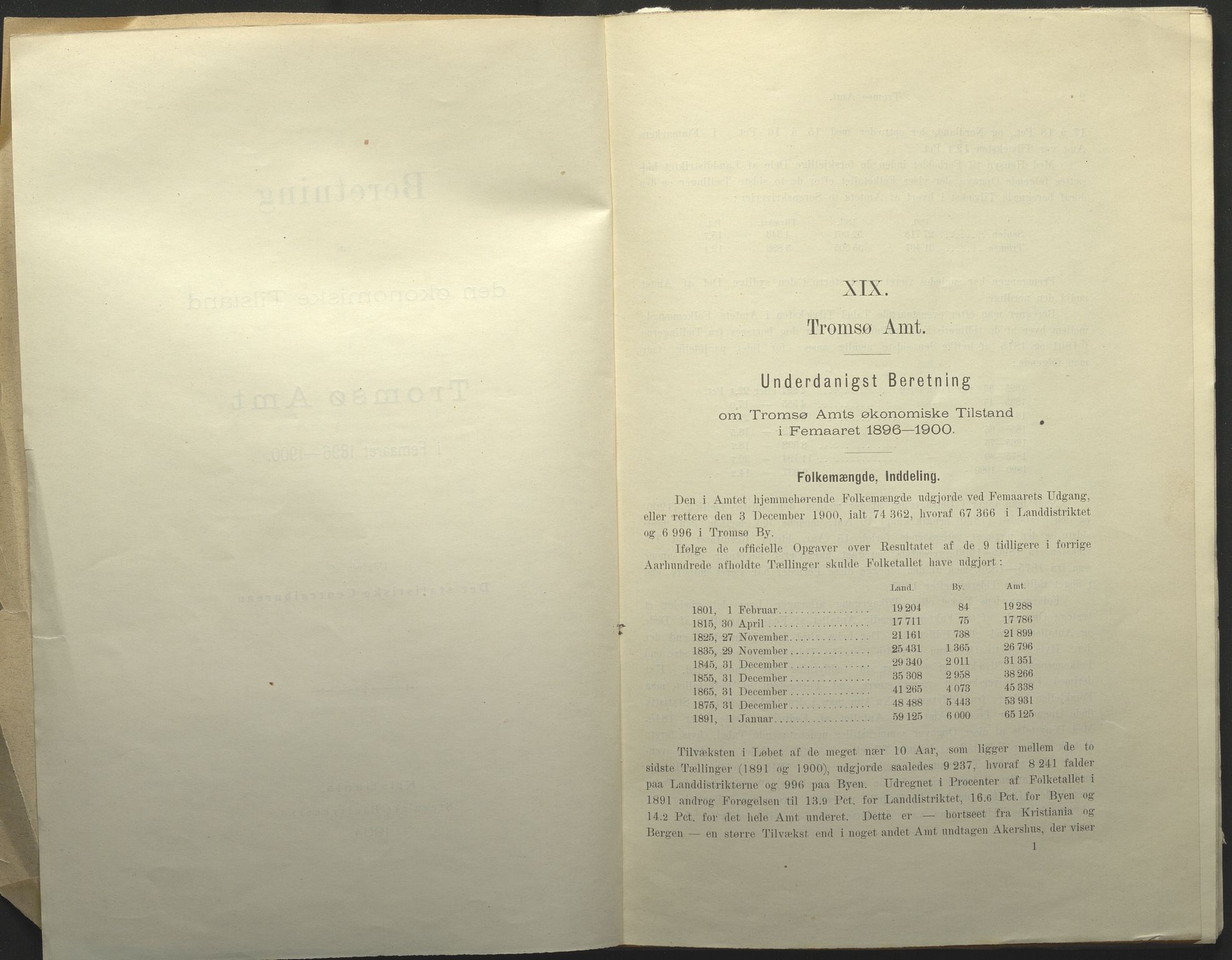 Fylkesmannen i Troms, AV/SATØ-S-0001/A7.25.1/L2072: Femårsberetninger, 1891-1900, s. 305