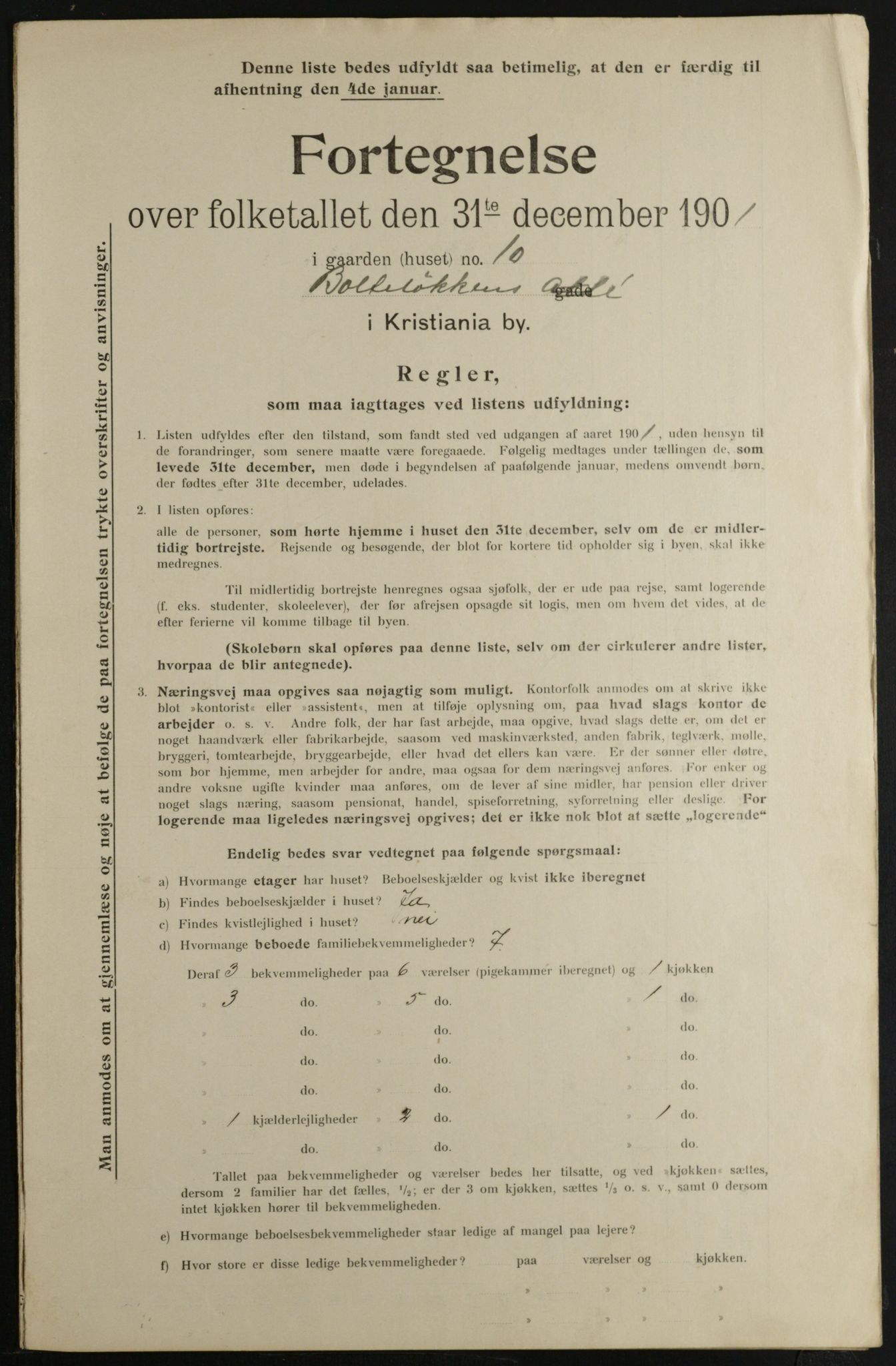 OBA, Kommunal folketelling 31.12.1901 for Kristiania kjøpstad, 1901, s. 1283