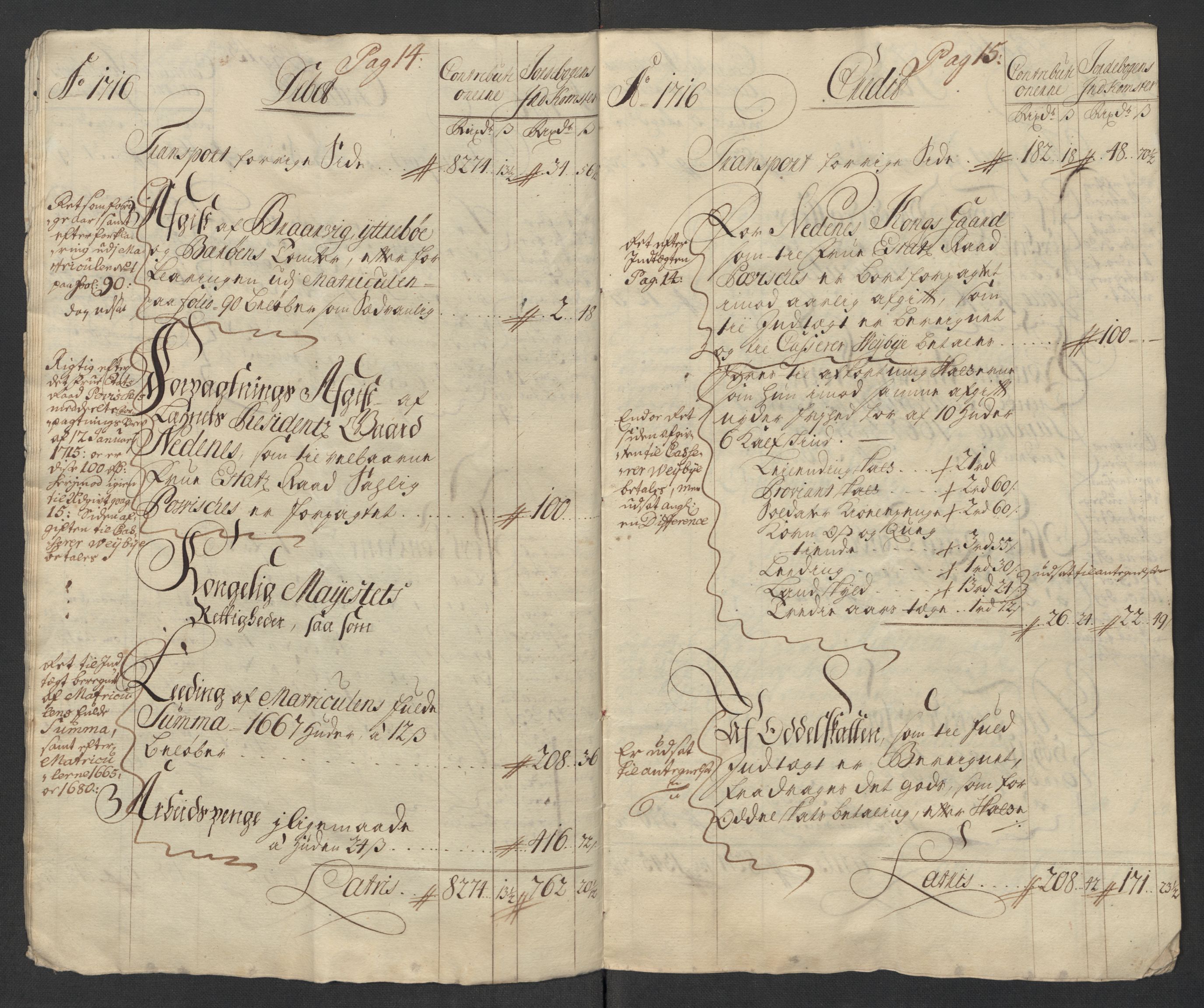 Rentekammeret inntil 1814, Reviderte regnskaper, Fogderegnskap, AV/RA-EA-4092/R39/L2325: Fogderegnskap Nedenes, 1716, s. 10