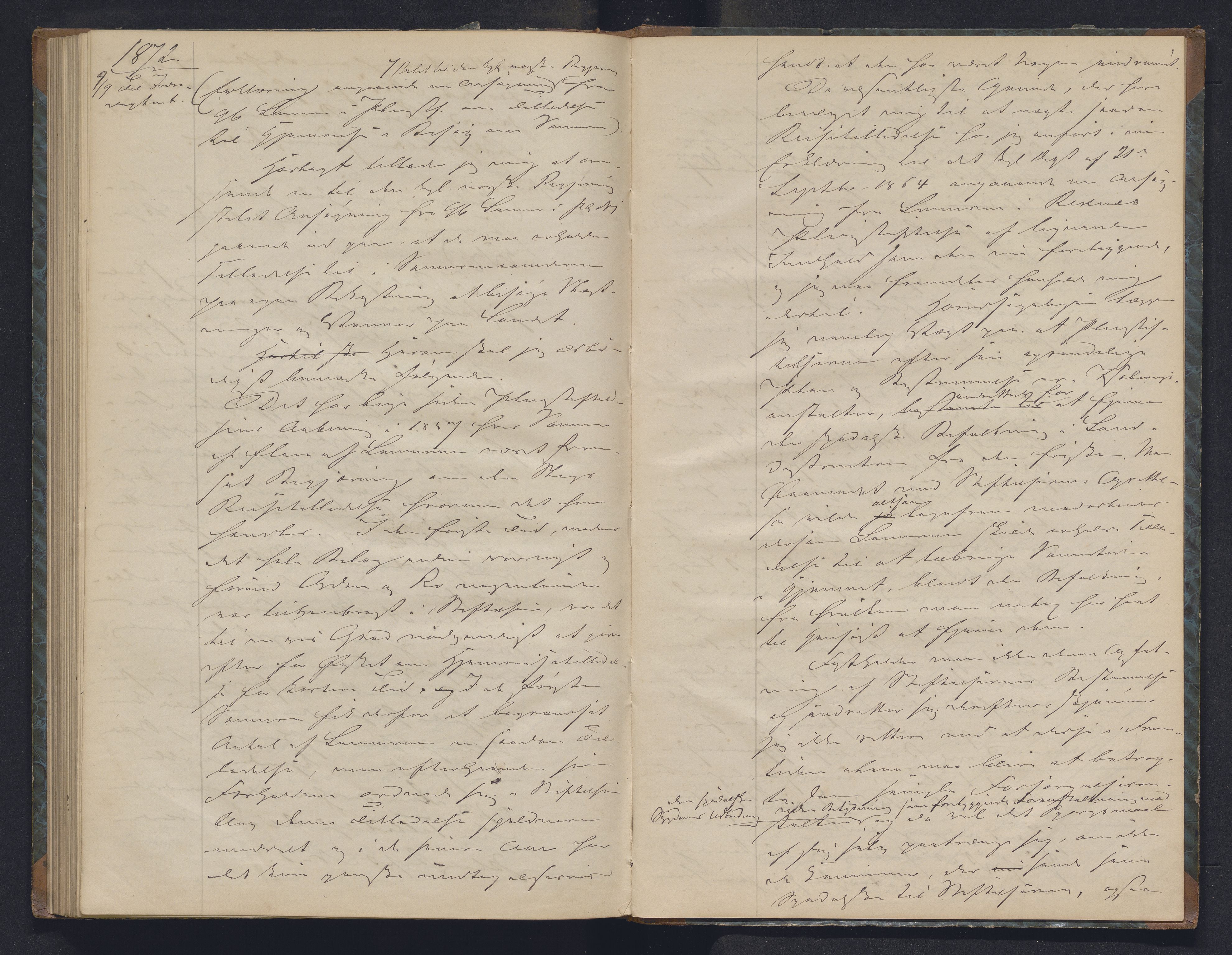Lepraarkiver - Overlegen for den spedalske sykdom, AV/SAB-A-61001/B.b/L0006: Kopibok, 1860-1874