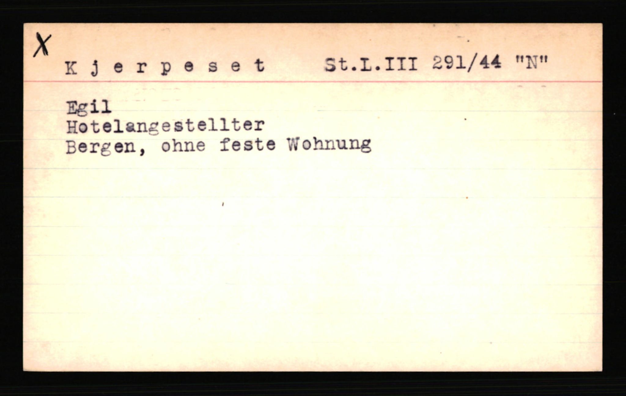 SS- und Polizeigericht Nord (IX), AV/RA-RAFA-3182/0001/C/Ca/L0004: kartotekkort for personer alfabetisk på etternavn: John-L, 1940-1945, s. 216