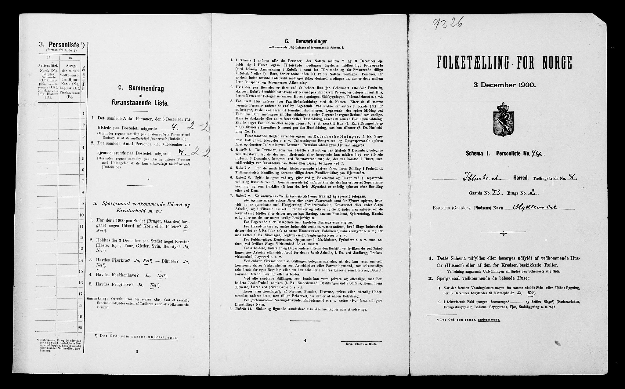SATØ, Folketelling 1900 for 1917 Ibestad herred, 1900, s. 1150
