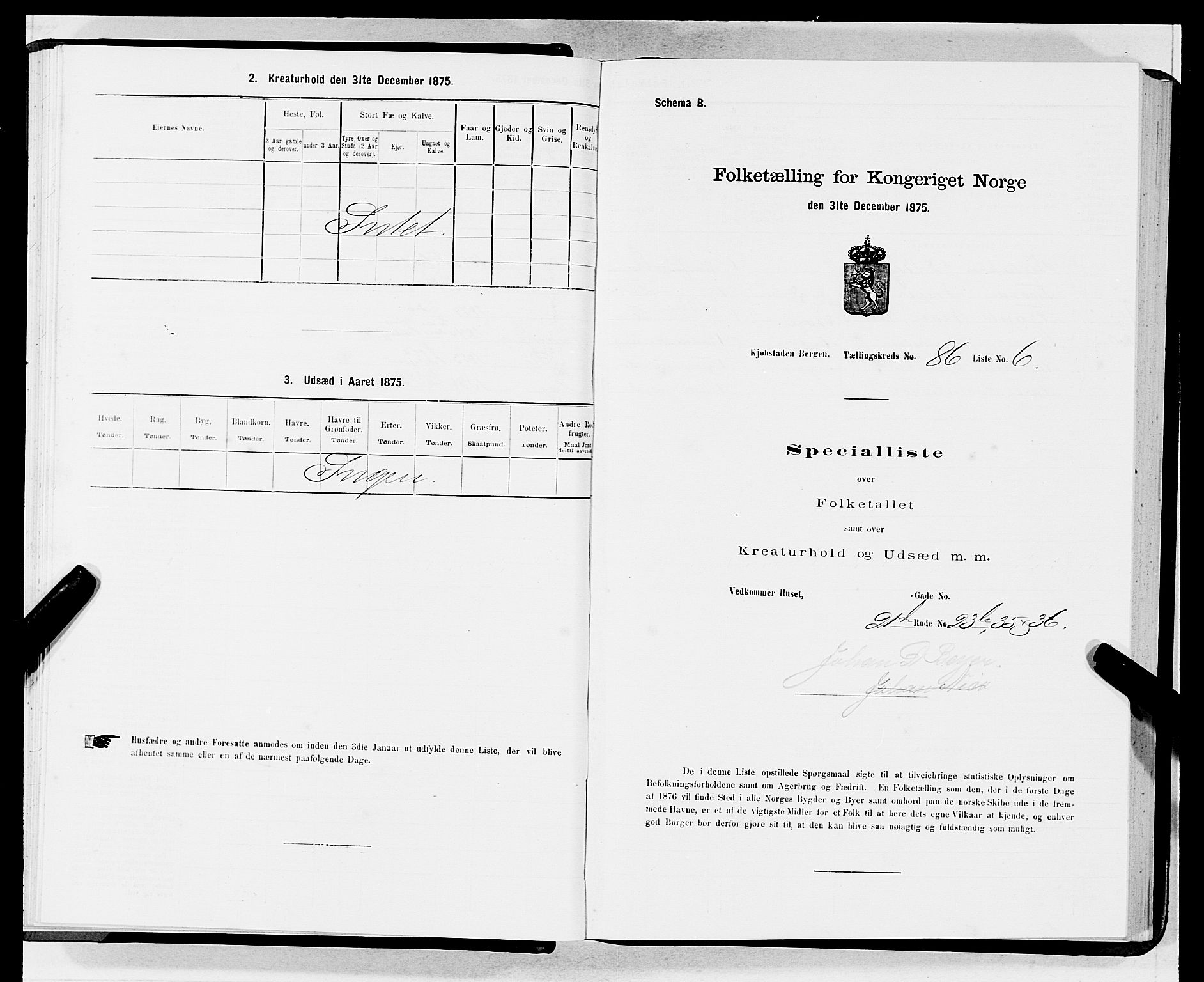 SAB, Folketelling 1875 for 1301 Bergen kjøpstad, 1875, s. 4623