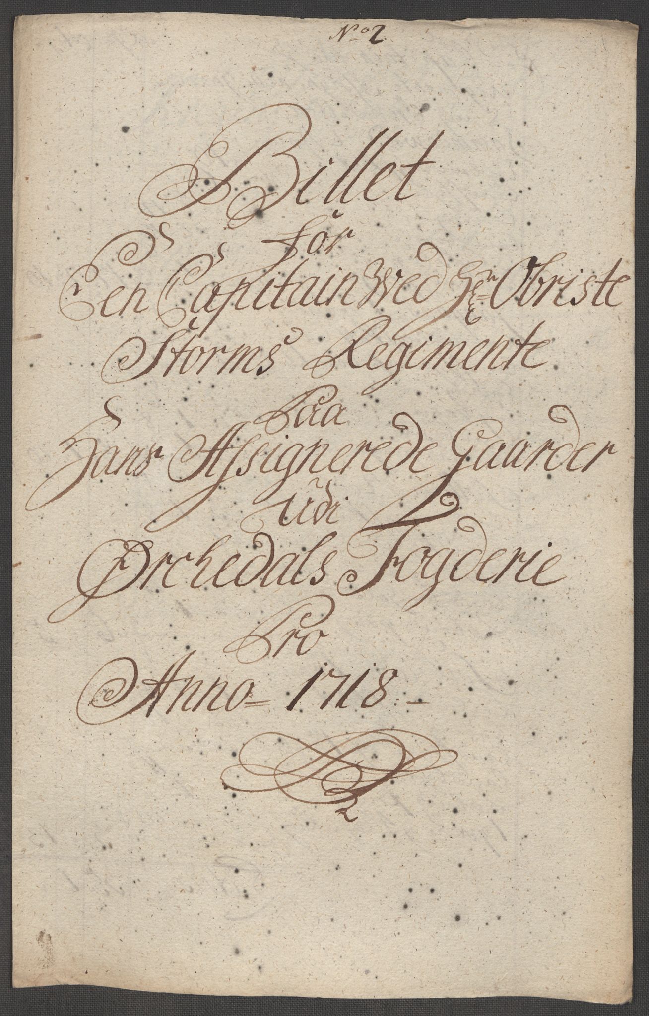 Rentekammeret inntil 1814, Reviderte regnskaper, Fogderegnskap, AV/RA-EA-4092/R60/L3972: Fogderegnskap Orkdal og Gauldal, 1718, s. 148