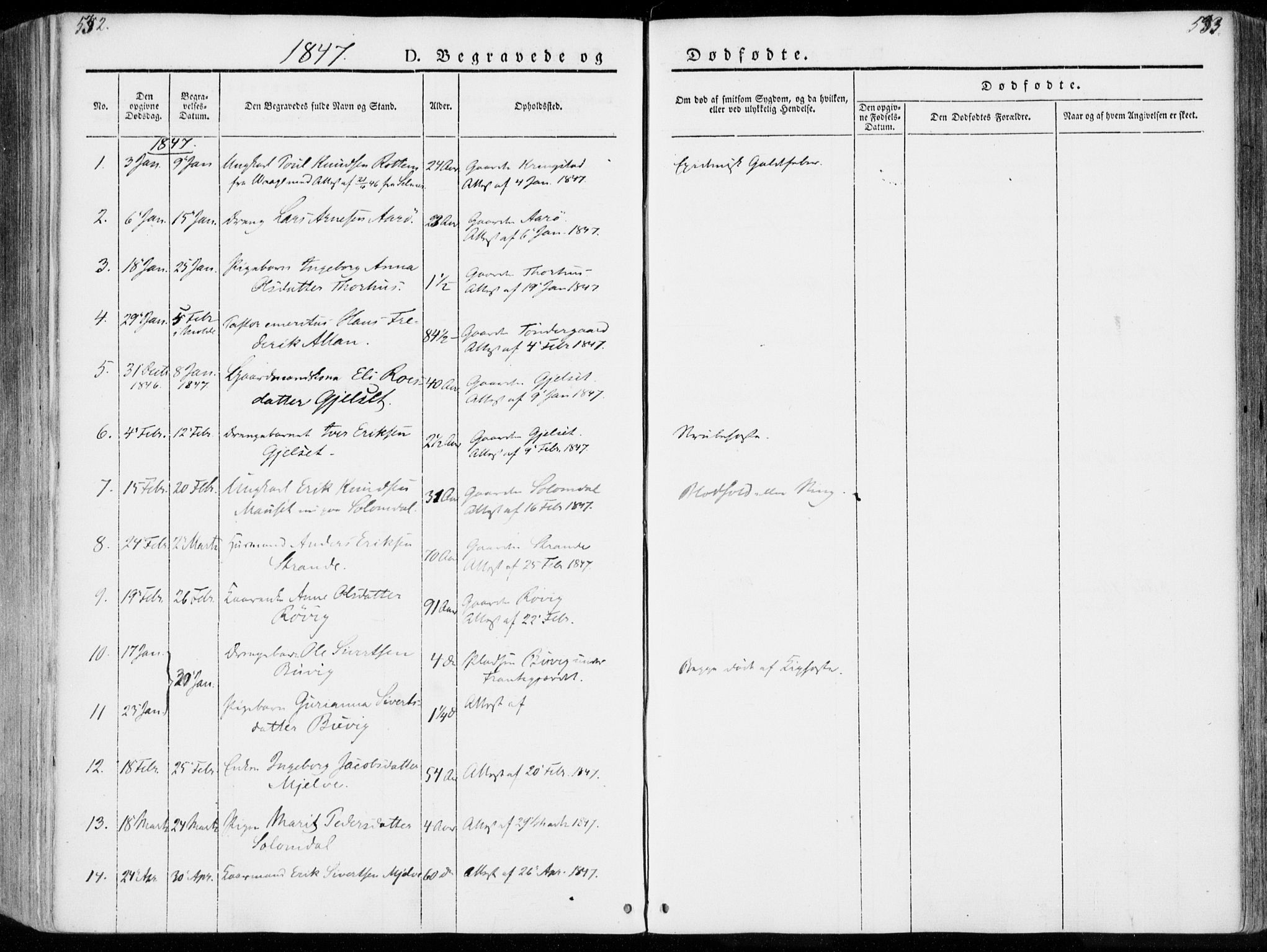 Ministerialprotokoller, klokkerbøker og fødselsregistre - Møre og Romsdal, SAT/A-1454/555/L0653: Ministerialbok nr. 555A04, 1843-1869, s. 532-533