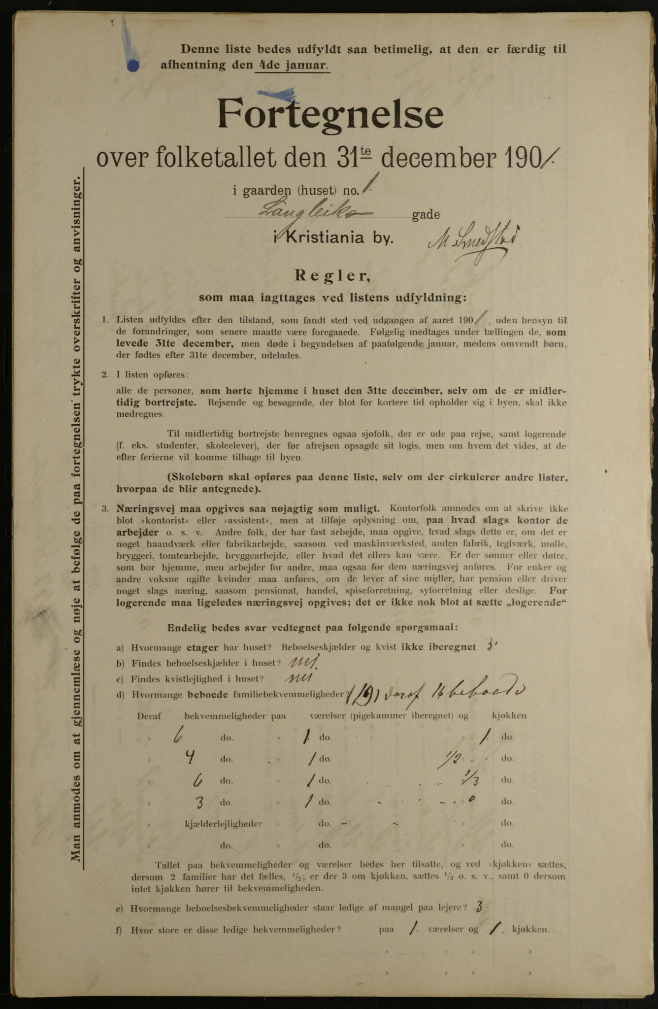 OBA, Kommunal folketelling 31.12.1901 for Kristiania kjøpstad, 1901, s. 8793