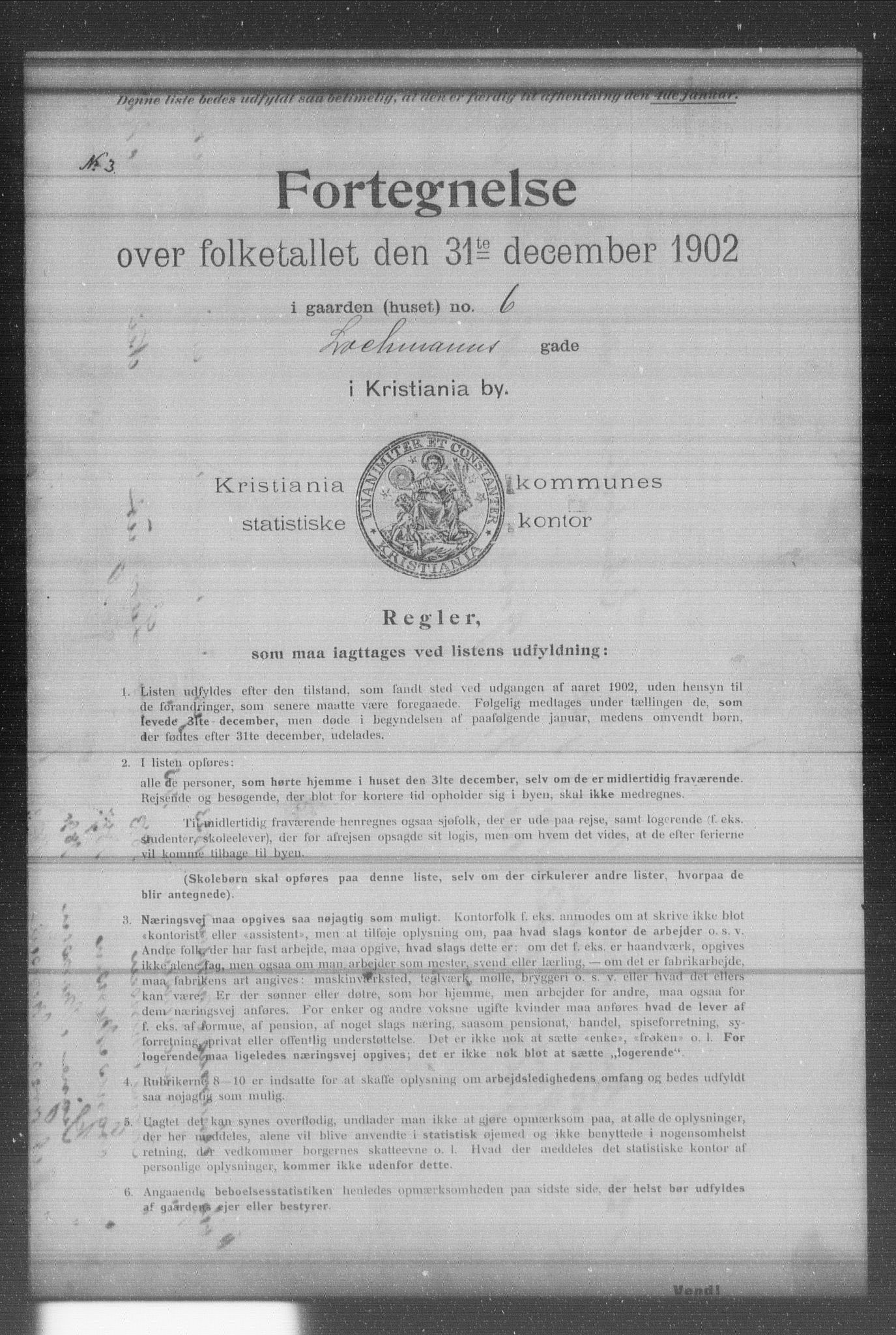 OBA, Kommunal folketelling 31.12.1902 for Kristiania kjøpstad, 1902, s. 11224