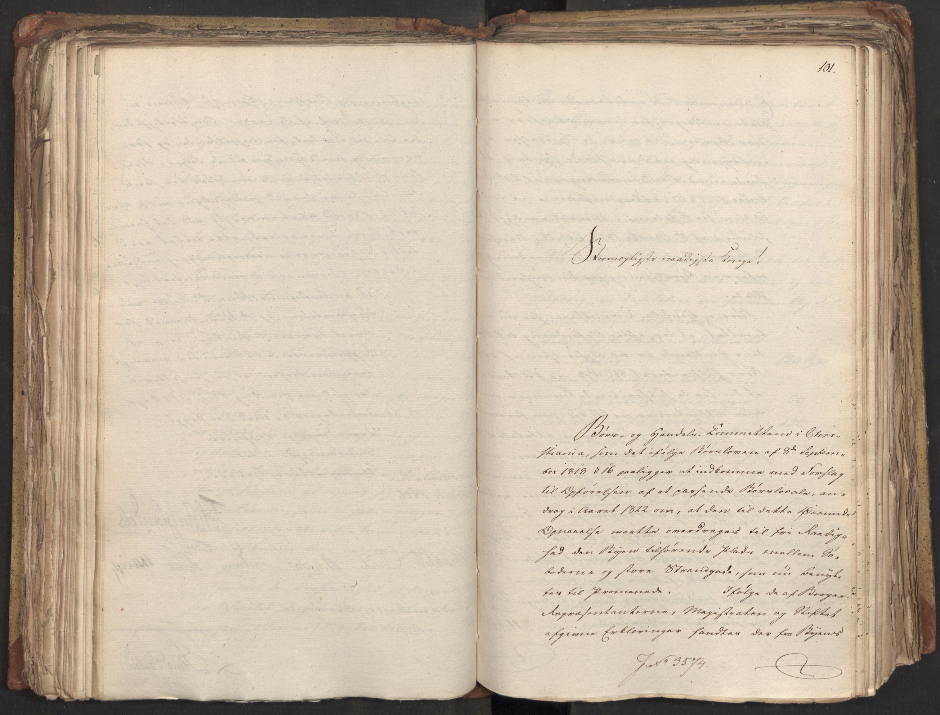 Statsrådsavdelingen i Stockholm, AV/RA-S-1003/D/Da/L0047: Regjeringsinnstillinger nr. 3501-3659, 1826, s. 207