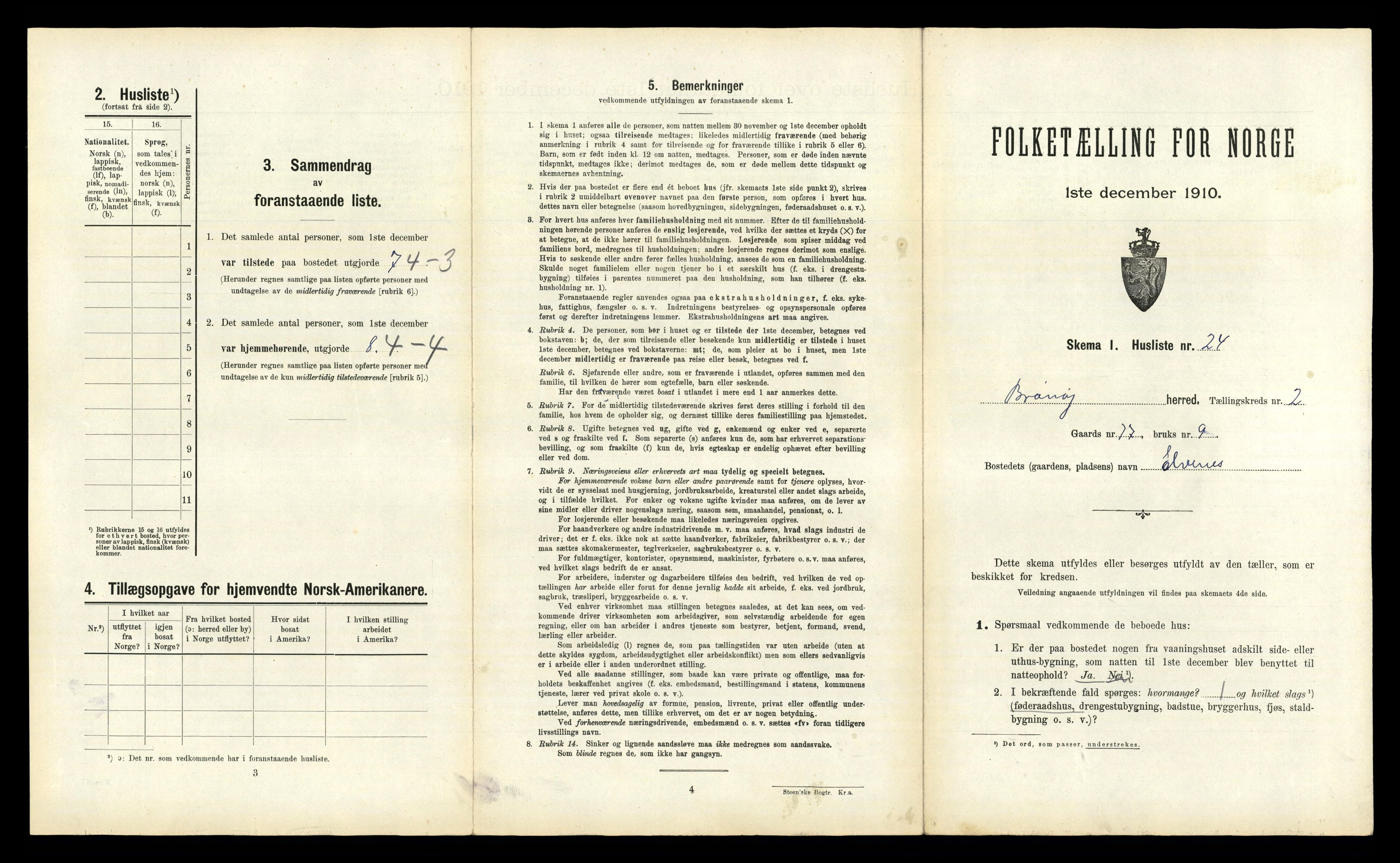 RA, Folketelling 1910 for 1814 Brønnøy herred, 1910, s. 171