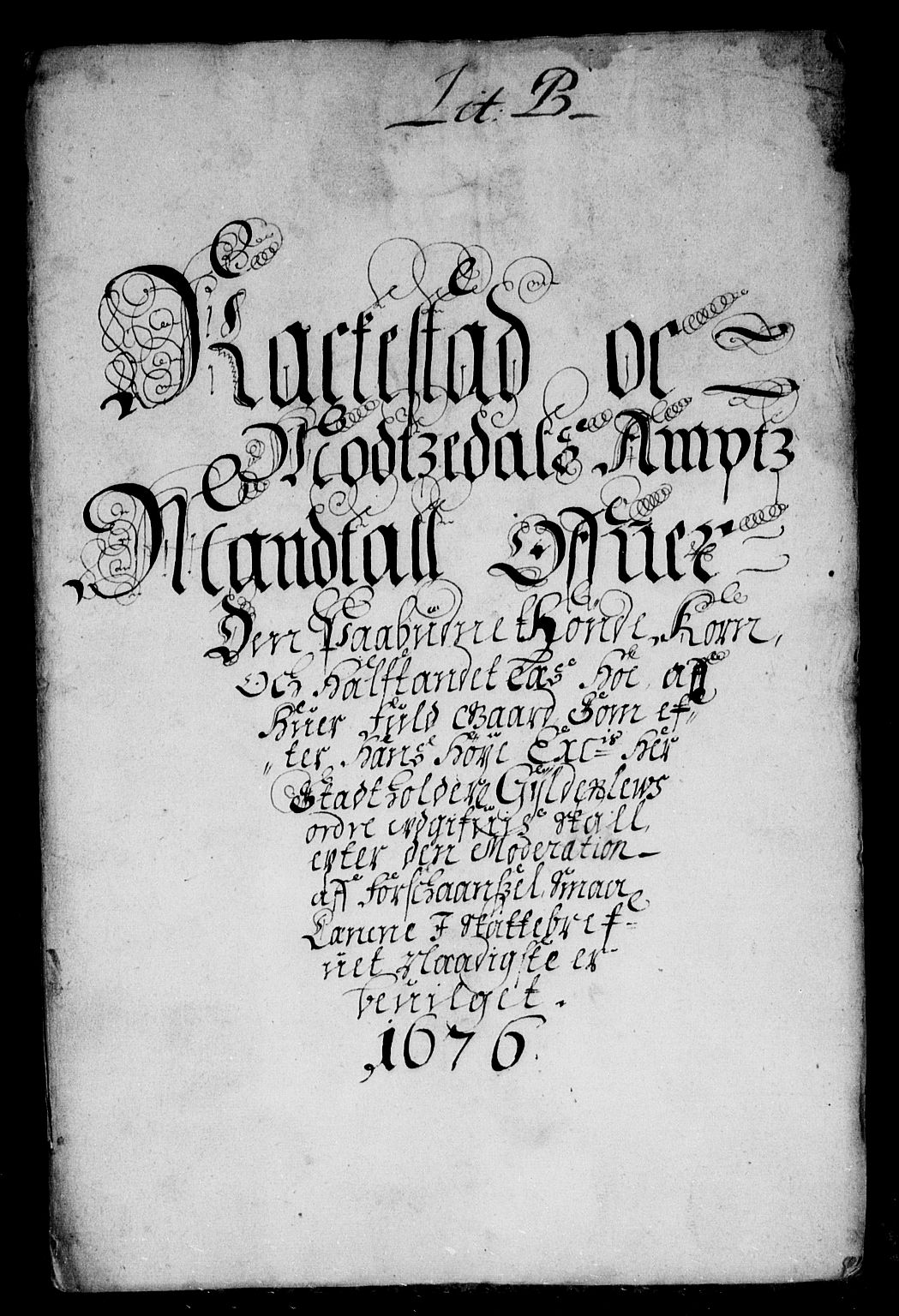 Rentekammeret inntil 1814, Reviderte regnskaper, Stiftamtstueregnskaper, Landkommissariatet på Akershus og Akershus stiftamt, AV/RA-EA-5869/R/Rb/L0122: Akershus stiftamt, 1676