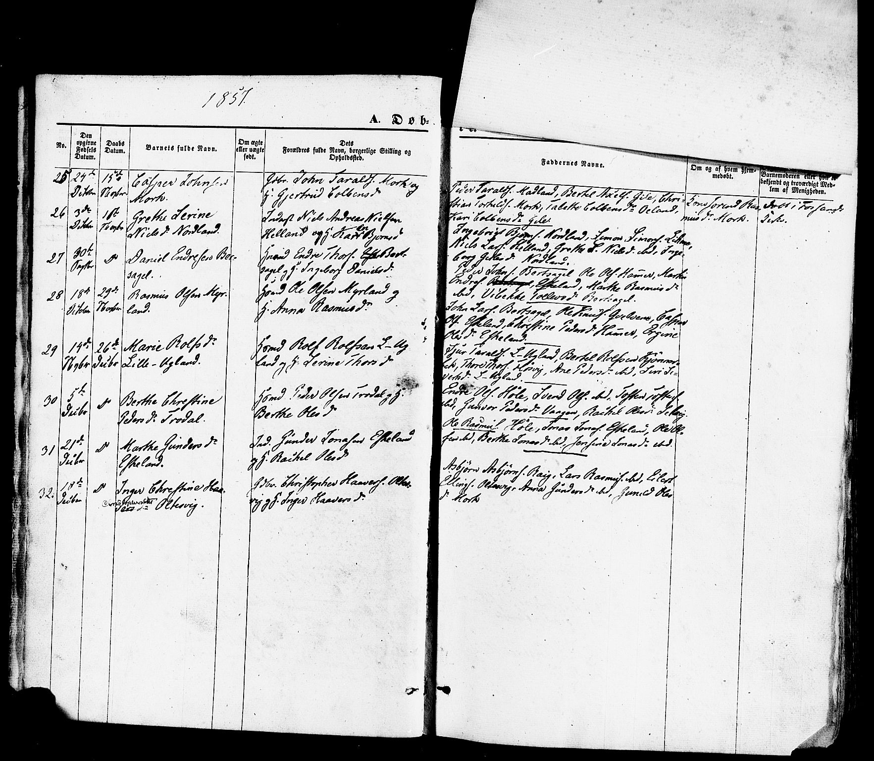 Høgsfjord sokneprestkontor, AV/SAST-A-101624/H/Ha/Haa/L0002: Ministerialbok nr. A 2, 1855-1885, s. 9
