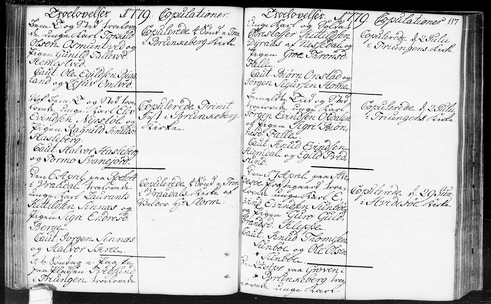 Kviteseid kirkebøker, SAKO/A-276/F/Fa/L0002: Ministerialbok nr. I 2, 1773-1786, s. 117