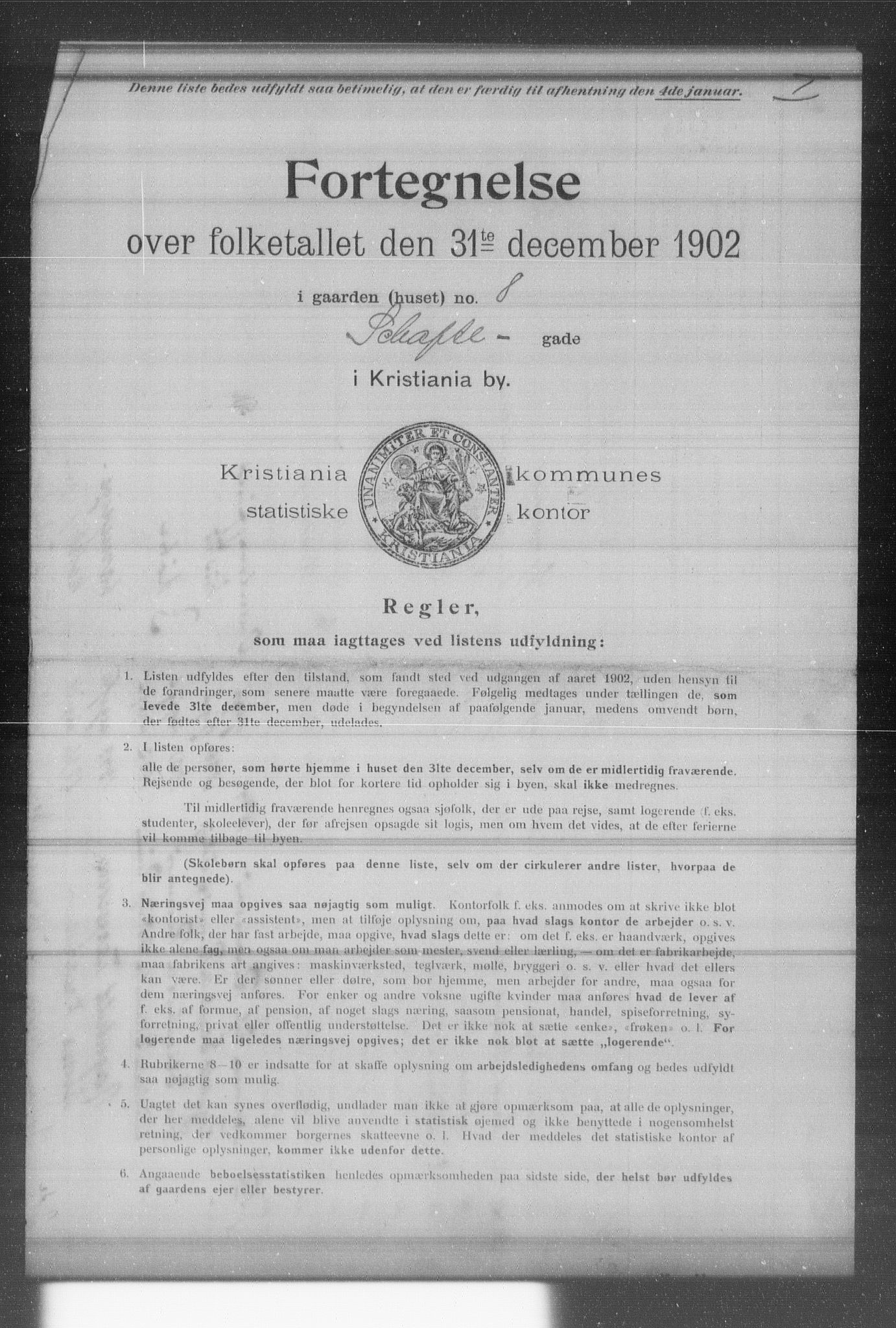 OBA, Kommunal folketelling 31.12.1902 for Kristiania kjøpstad, 1902, s. 16815