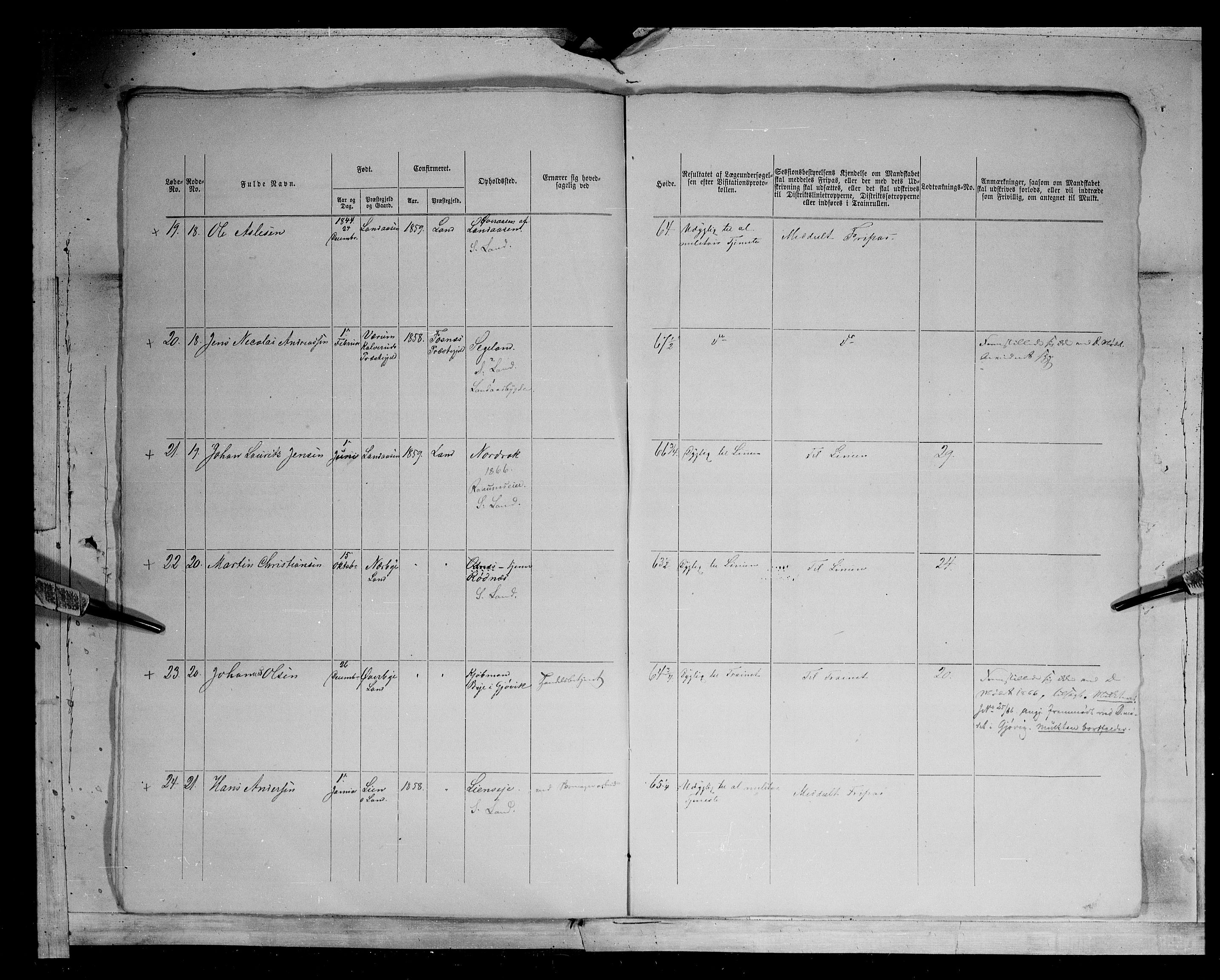 Fylkesmannen i Oppland, AV/SAH-FYO-002/1/K/Kg/L1167: Søndre og Nordre Land, Vestre Toten, 1860-1879, s. 9229