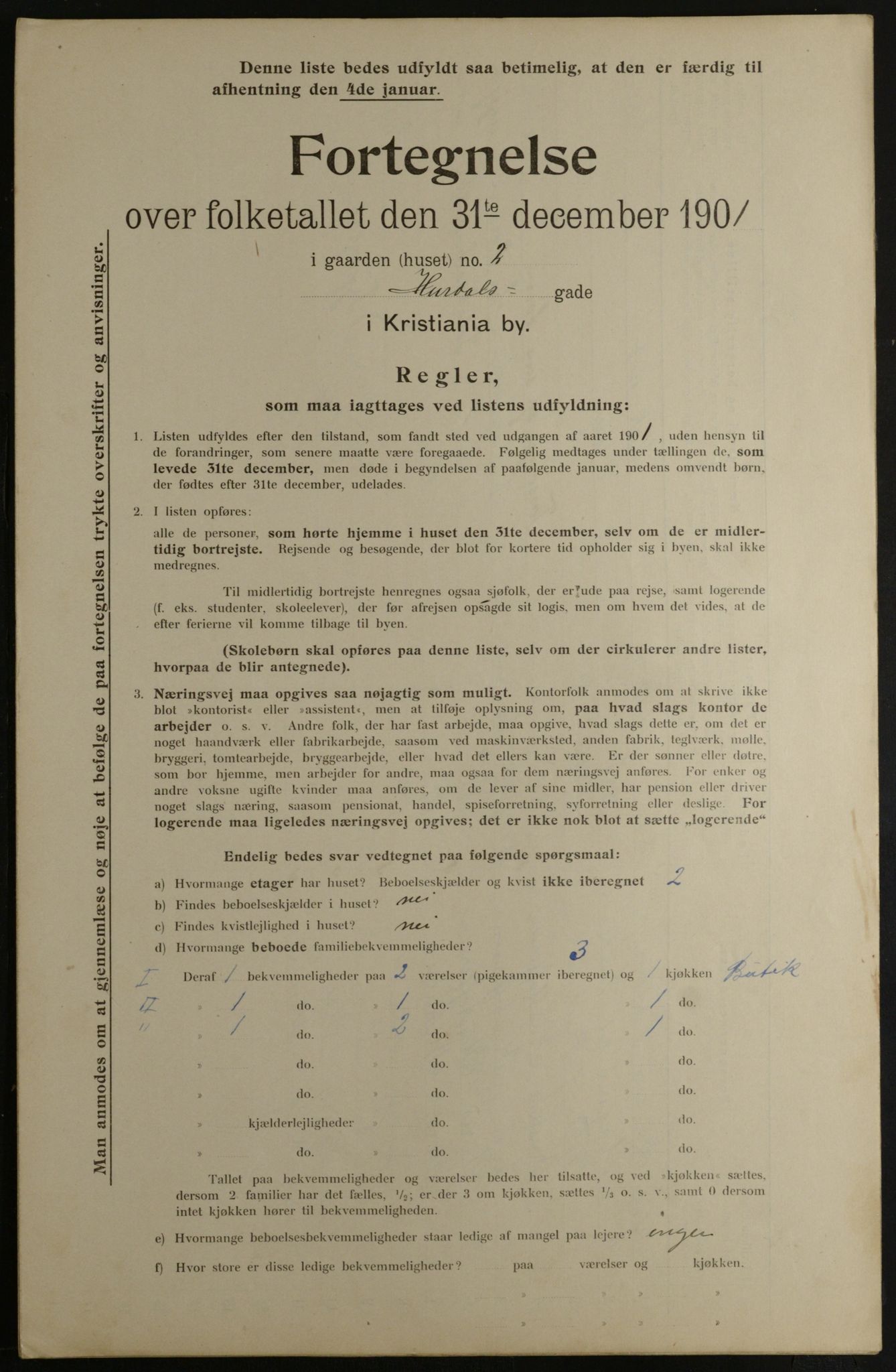 OBA, Kommunal folketelling 31.12.1901 for Kristiania kjøpstad, 1901, s. 6653