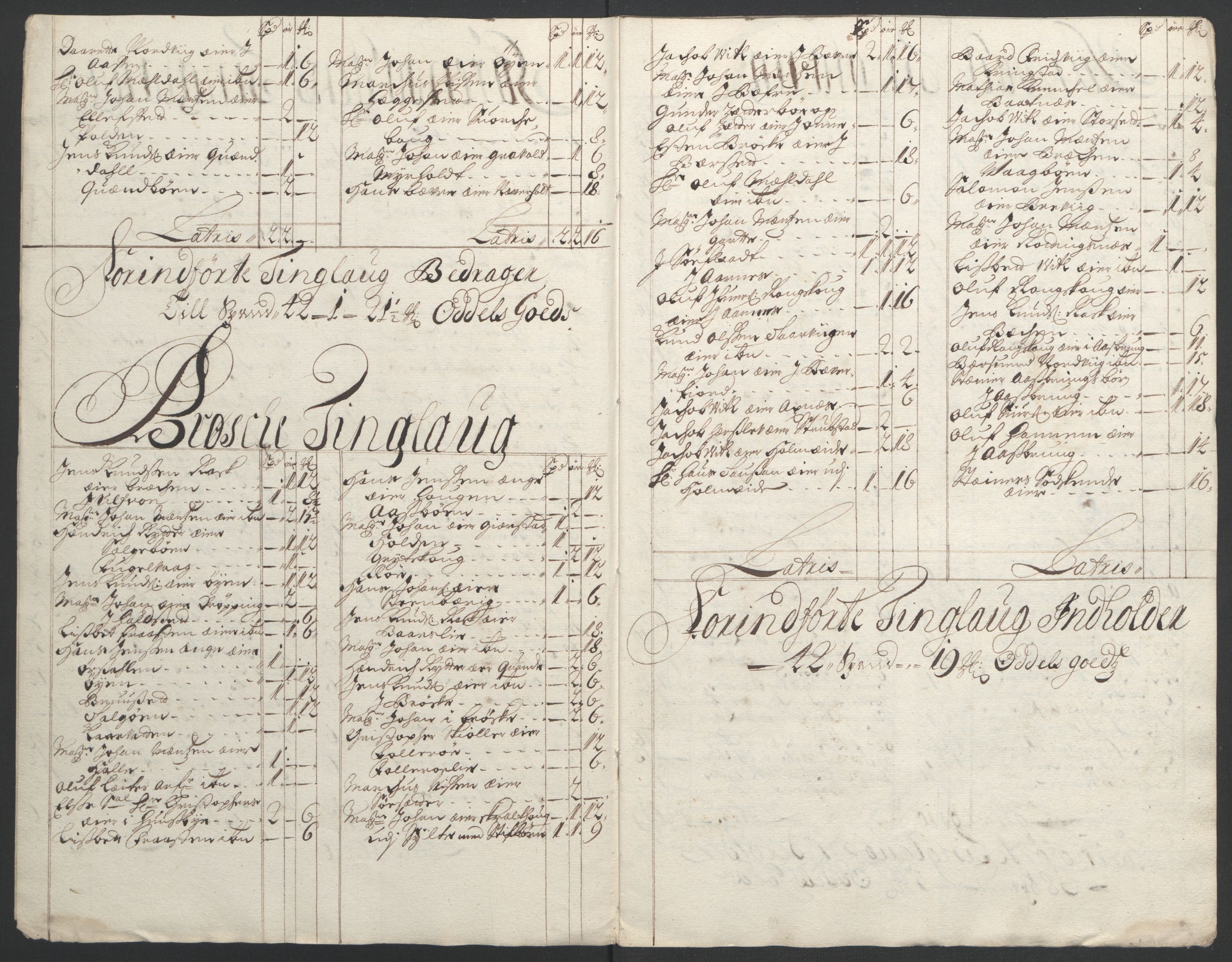 Rentekammeret inntil 1814, Reviderte regnskaper, Fogderegnskap, AV/RA-EA-4092/R56/L3736: Fogderegnskap Nordmøre, 1694-1696, s. 403