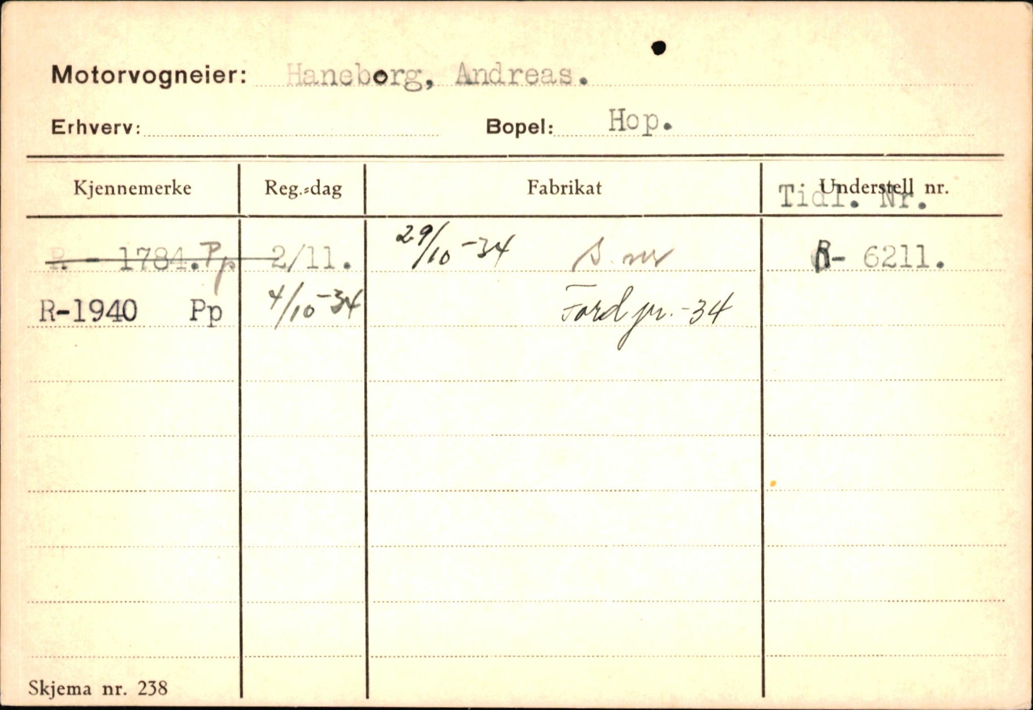 Statens vegvesen, Hordaland vegkontor, AV/SAB-A-5201/2/Ha/L0018: R-eierkort H, 1920-1971, s. 791