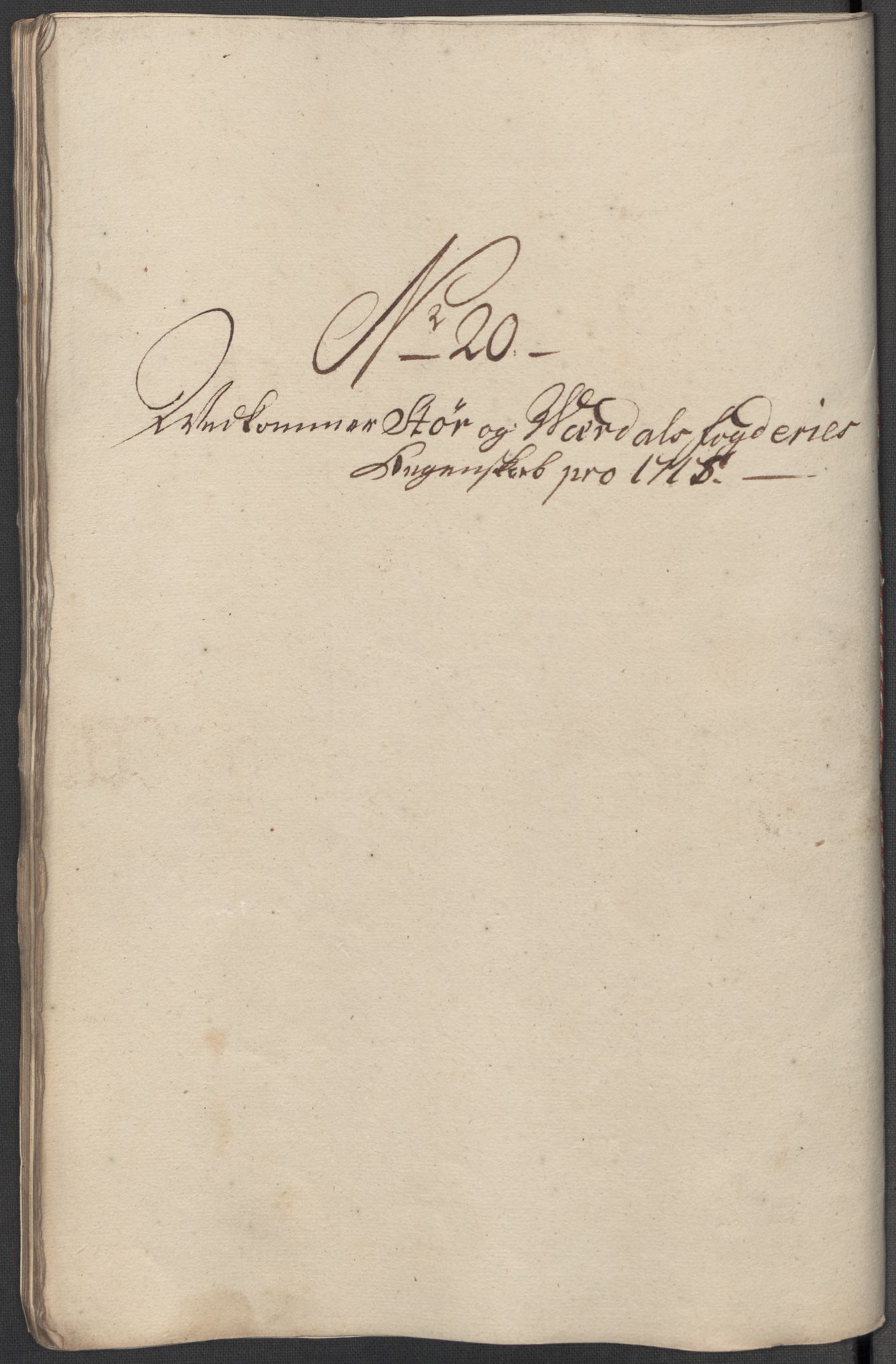Rentekammeret inntil 1814, Reviderte regnskaper, Fogderegnskap, RA/EA-4092/R62/L4205: Fogderegnskap Stjørdal og Verdal, 1715, s. 220