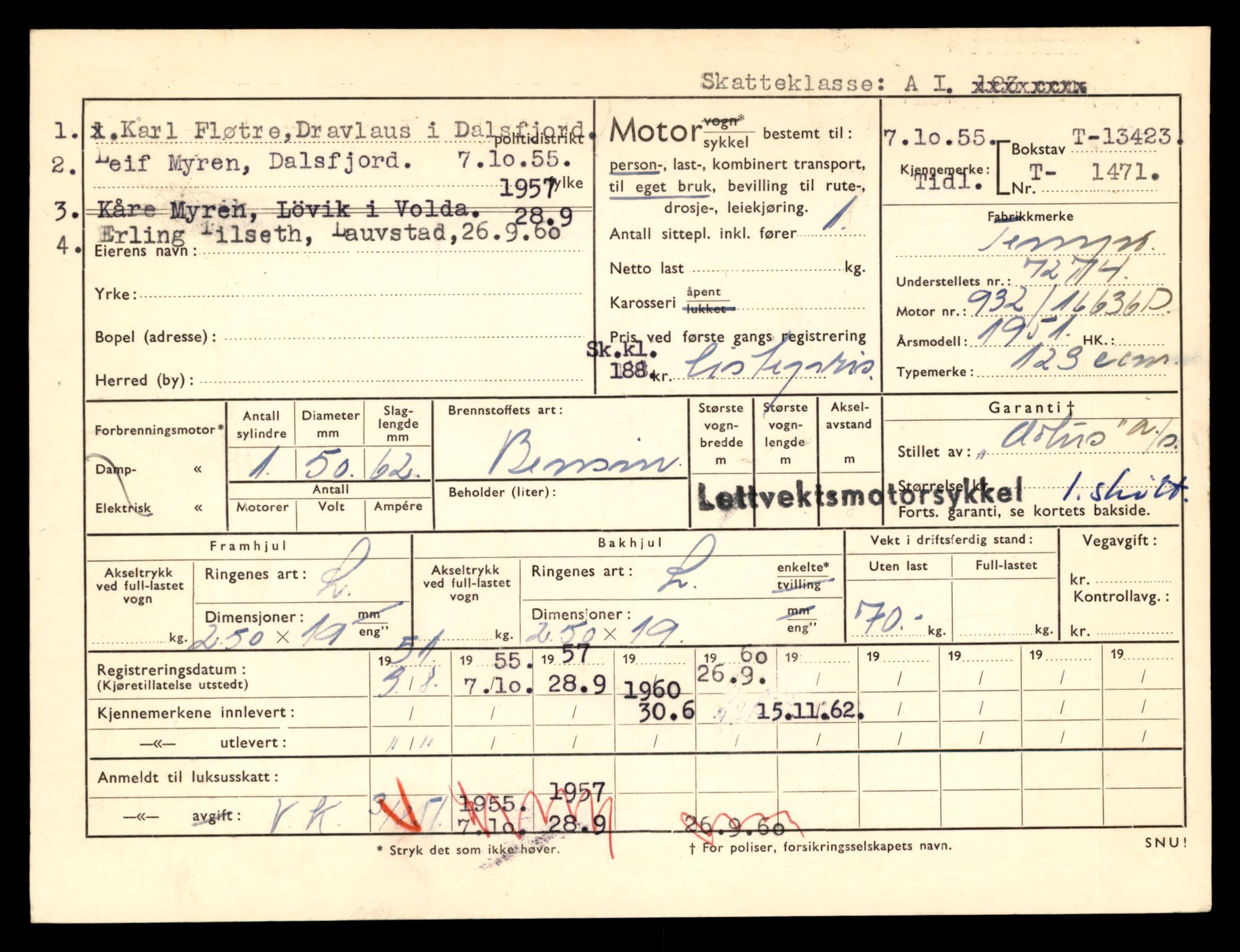 Møre og Romsdal vegkontor - Ålesund trafikkstasjon, AV/SAT-A-4099/F/Fe/L0039: Registreringskort for kjøretøy T 13361 - T 13530, 1927-1998, s. 1059