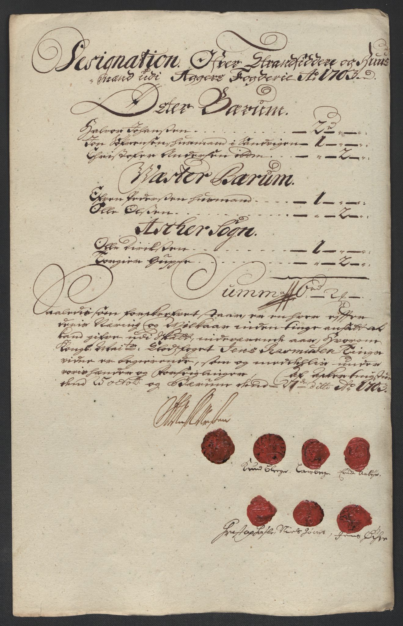 Rentekammeret inntil 1814, Reviderte regnskaper, Fogderegnskap, RA/EA-4092/R10/L0445: Fogderegnskap Aker og Follo, 1703-1704, s. 96
