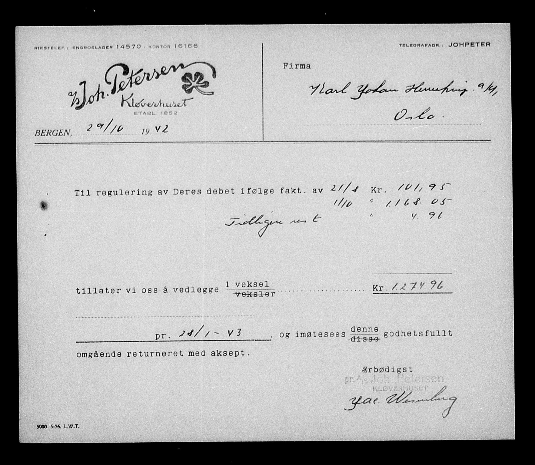 Justisdepartementet, Tilbakeføringskontoret for inndratte formuer, AV/RA-S-1564/H/Hc/Hcc/L0949: --, 1945-1947, s. 156