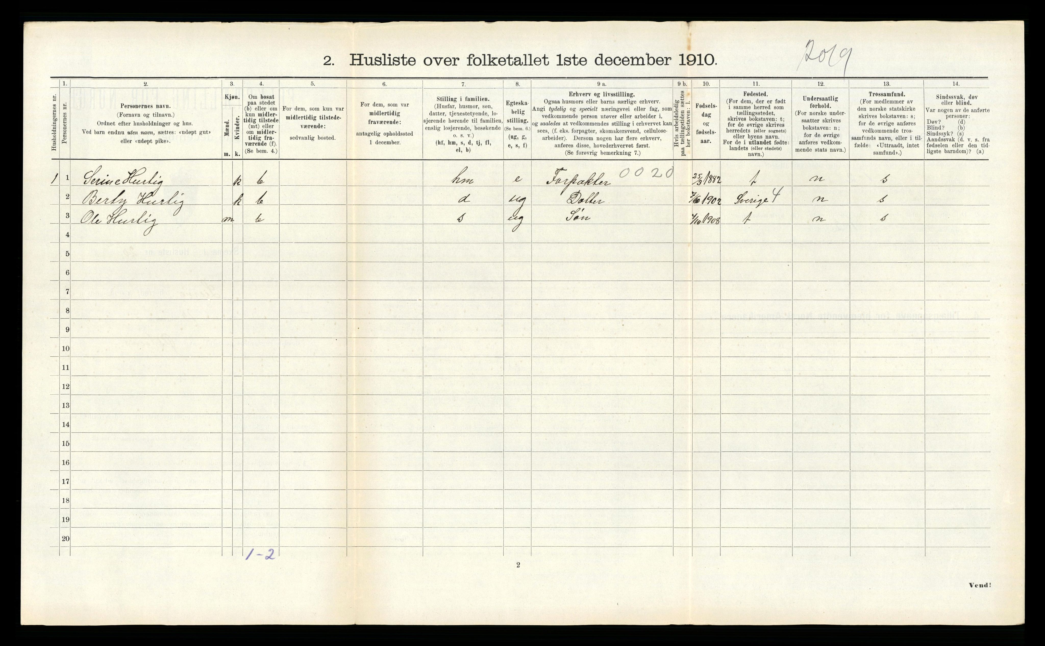 RA, Folketelling 1910 for 1737 Lierne herred, 1910, s. 296