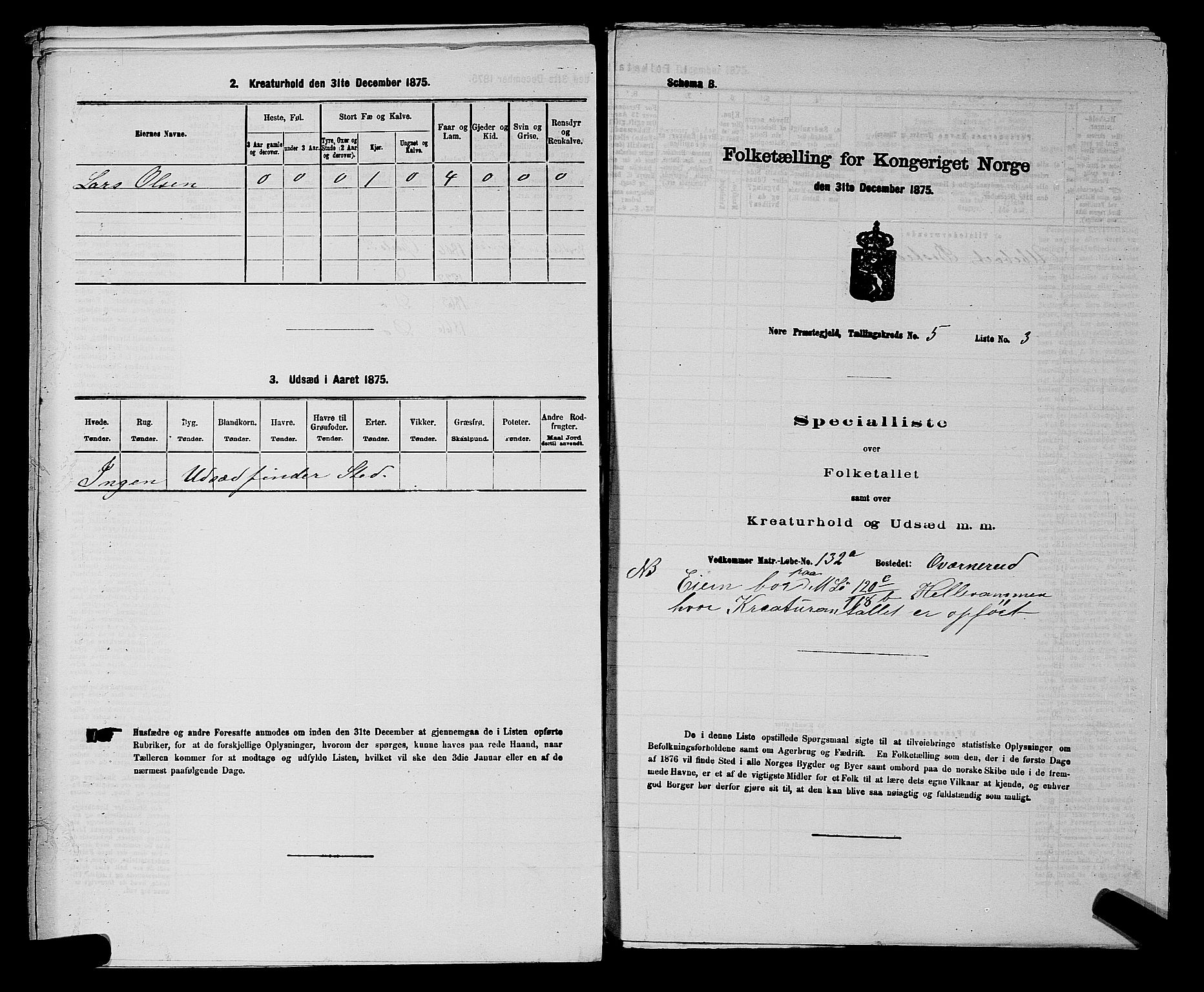 SAKO, Folketelling 1875 for 0633P Nore prestegjeld, 1875, s. 661