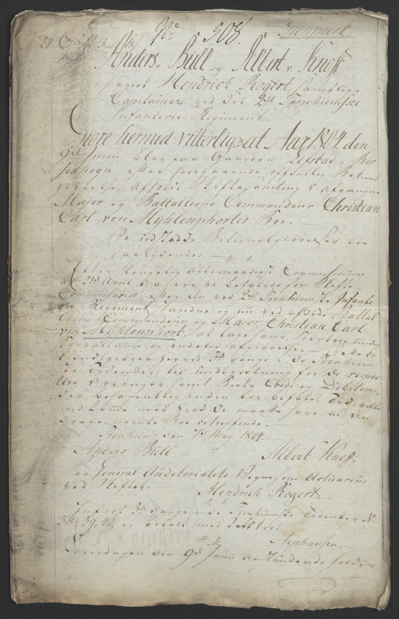 Forsvaret, Generalauditøren, RA/RAFA-1772/F/Fj/Fja/L0022: --, 1733-1821, s. 771