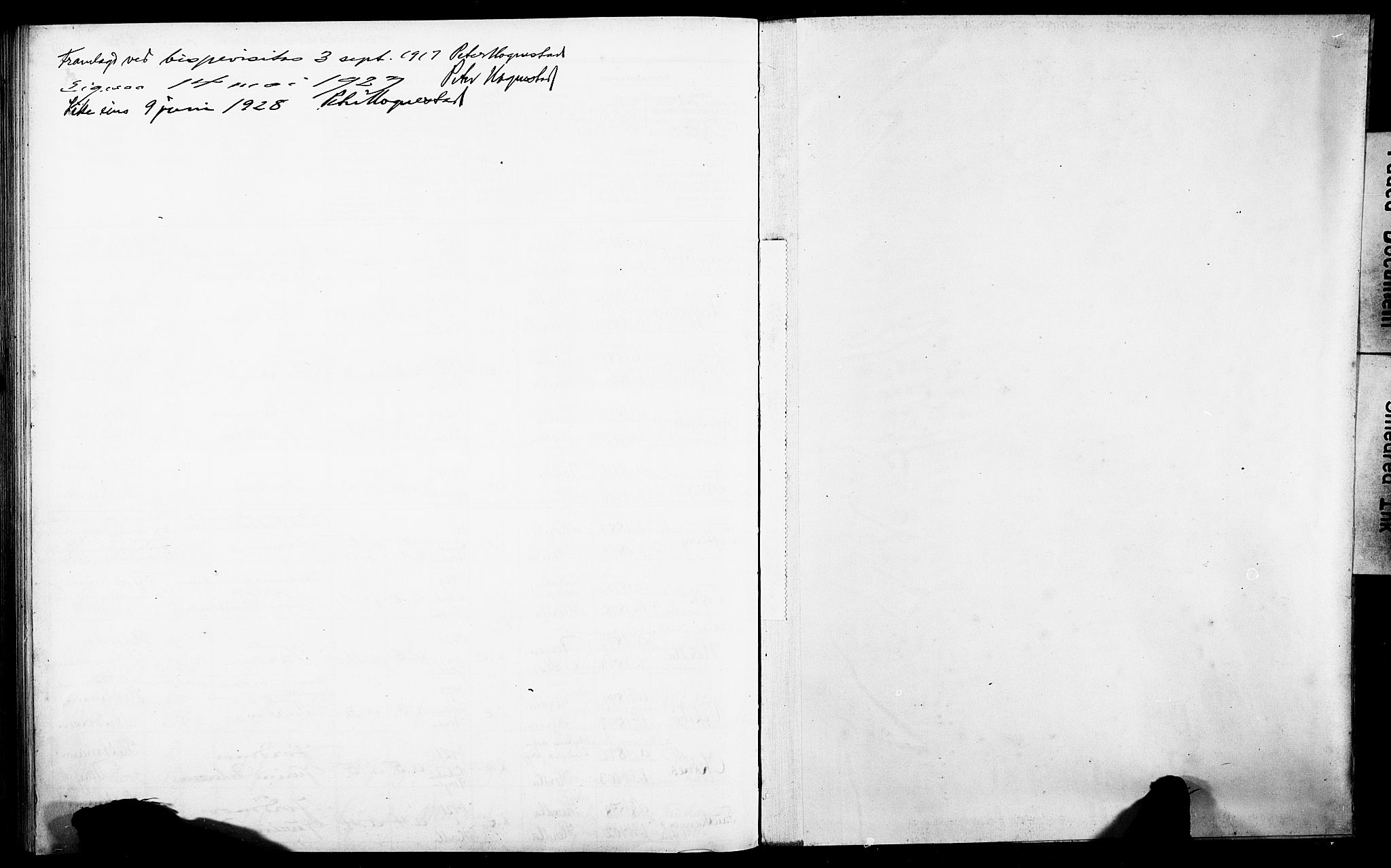 Herdla Sokneprestembete, AV/SAB-A-75701/I/Id/L00A1: Fødselsregister nr. A 1, 1916-1929