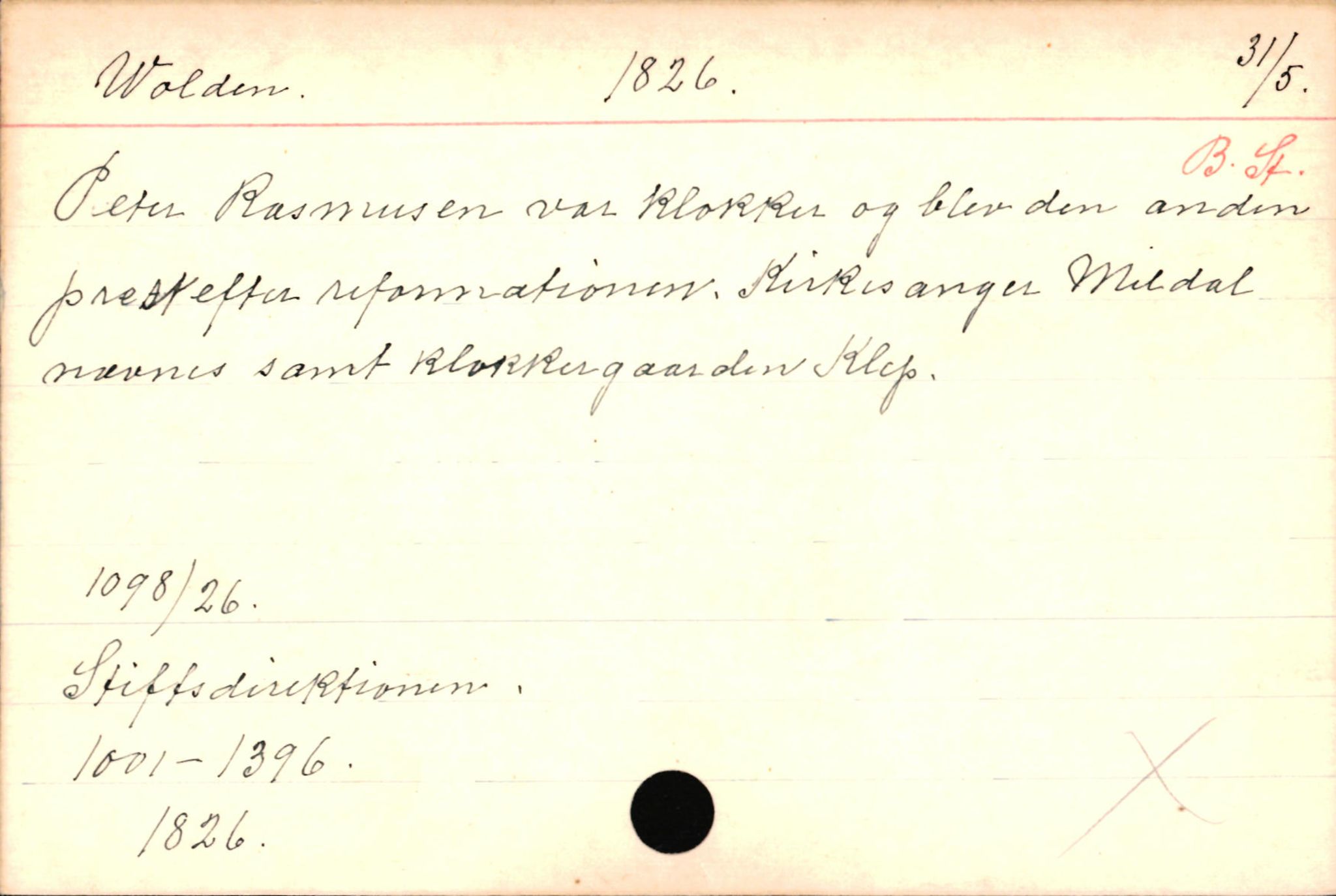Haugen, Johannes - lærer, AV/SAB-SAB/PA-0036/01/L0001: Om klokkere og lærere, 1521-1904, s. 10728